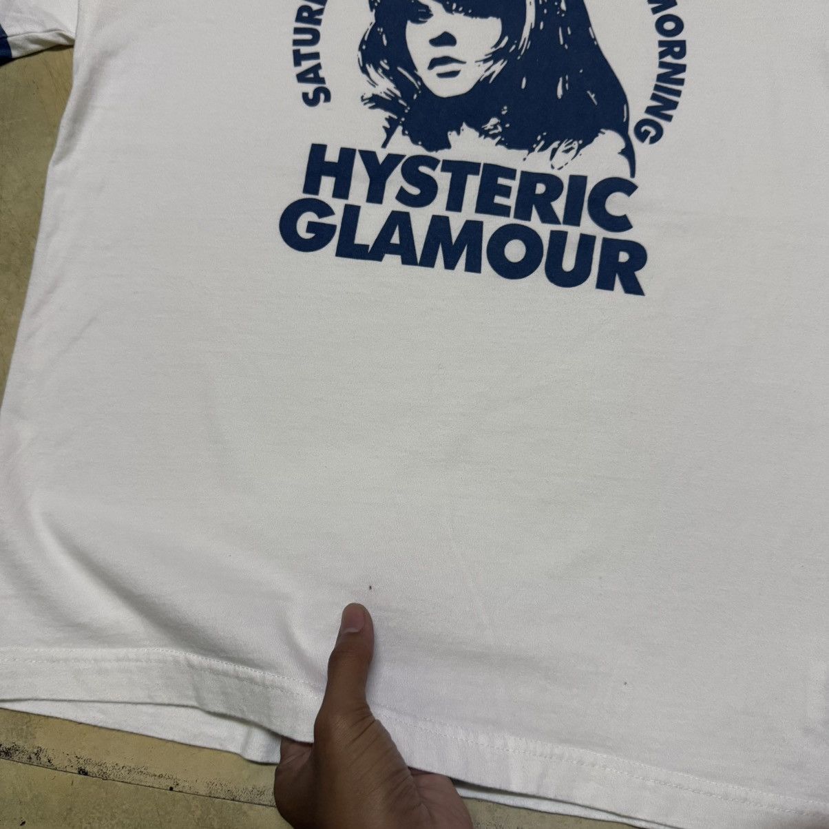 Hysteric Glamour Hysteric Glamour Big Logo 3q T Shirt Size US L / EU 52-54 / 3 - 4 Thumbnail