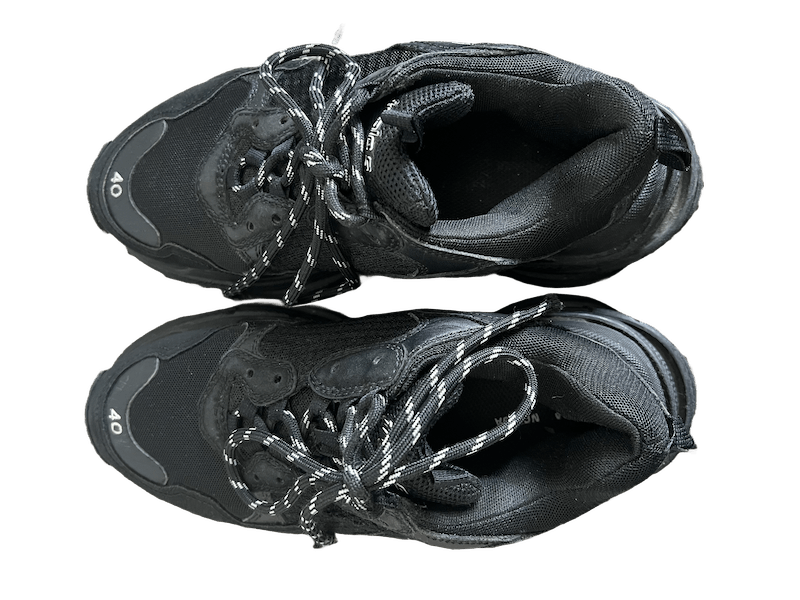 Balenciaga Triple S Balenciaga Sneakers Black Size US 7 / EU 40 - 4 Thumbnail