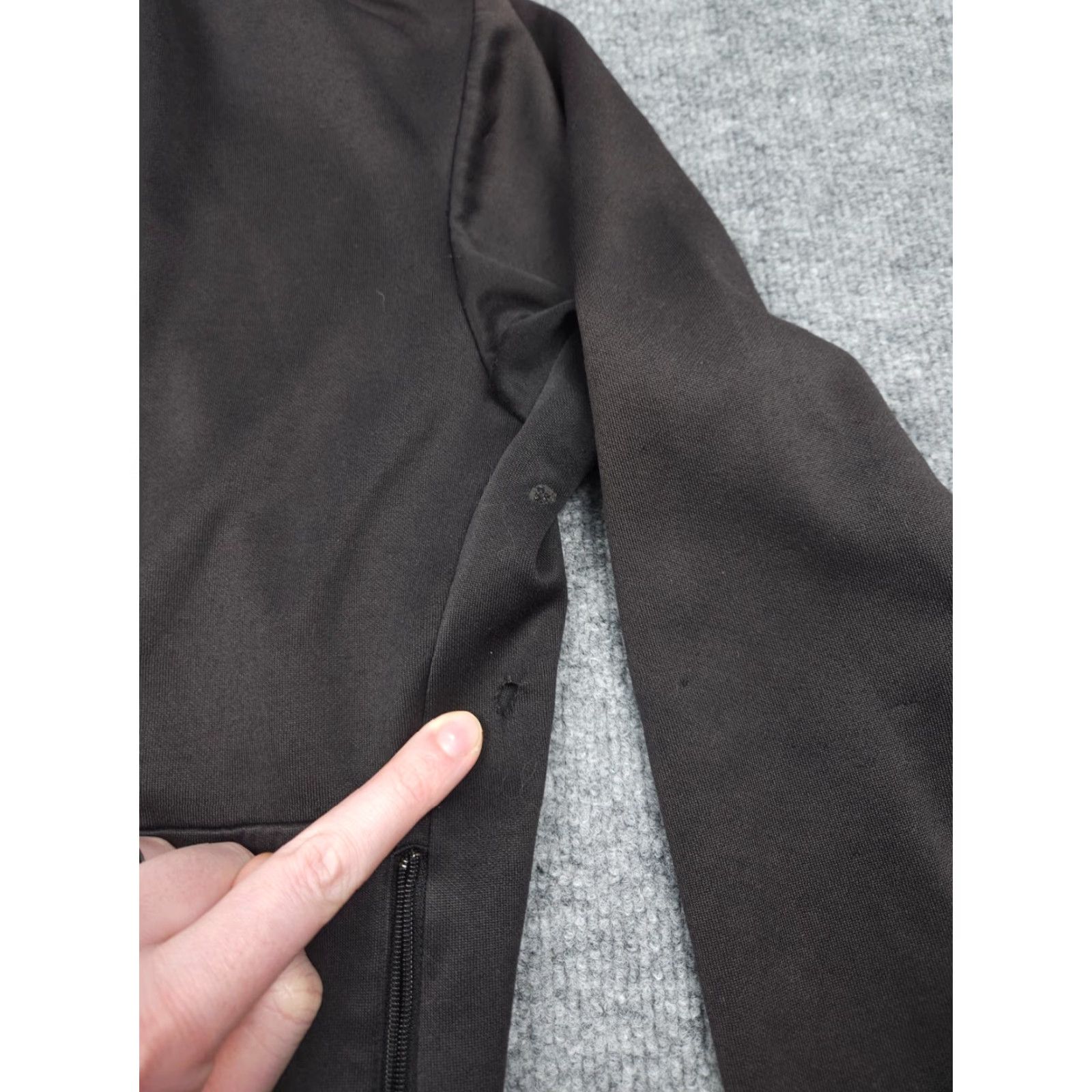 Adidas Y-3 Yohji Yamamoto Adidas Jacket Adult Medium Black Bomber Zip Hole Zipper Full Zip Lined Pockets Men Jacket Size US M / EU 48-50 / 2 - 5 Thumbnail