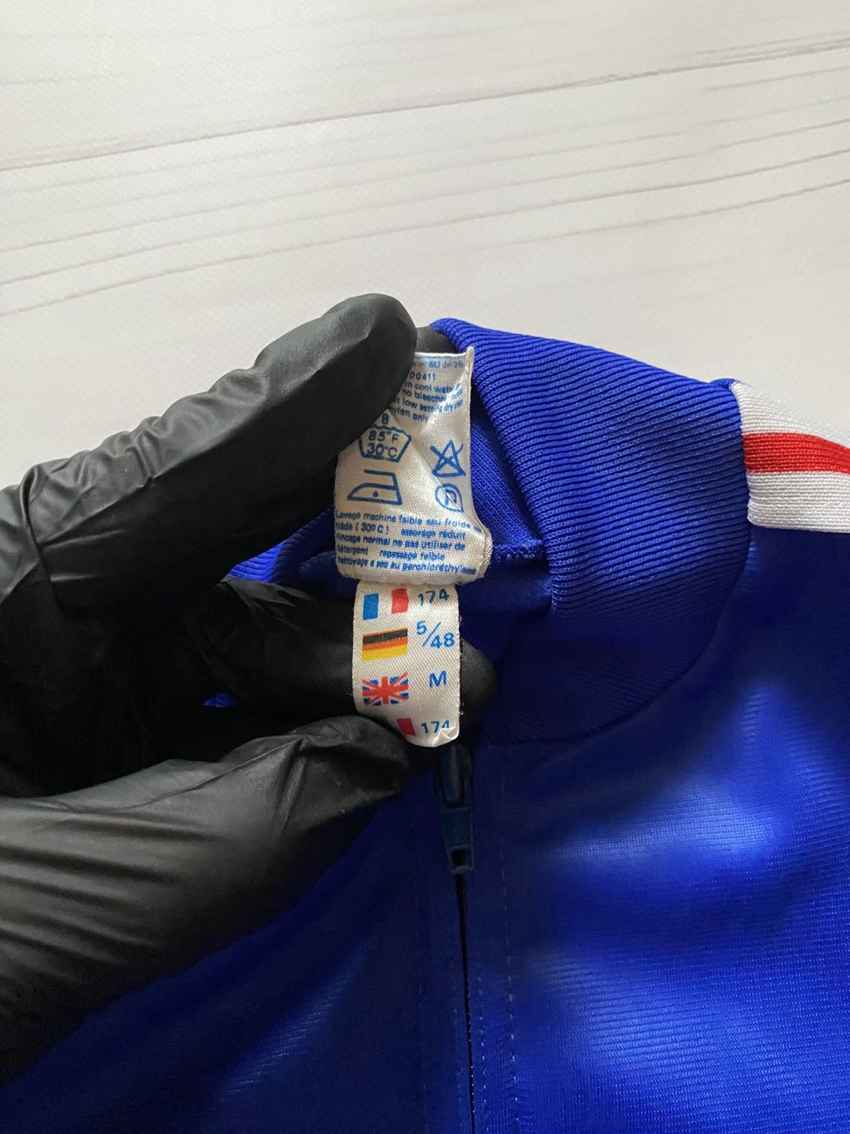 Adidas Vintage Retro Adidas Ventex France 80’s track jacket soccer Size US M / EU 48-50 / 2 - 4 Thumbnail