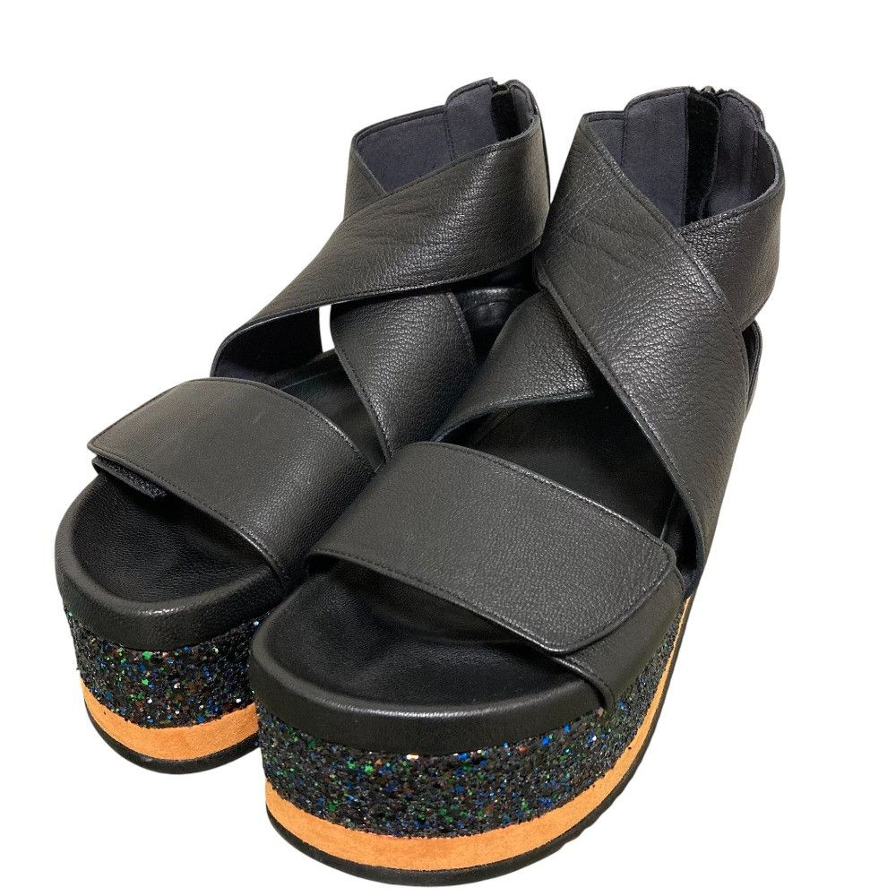 Other TSUMORI CHISATO Leather Cross Strap Sandals Leather Shoes DUTY FREE for USA