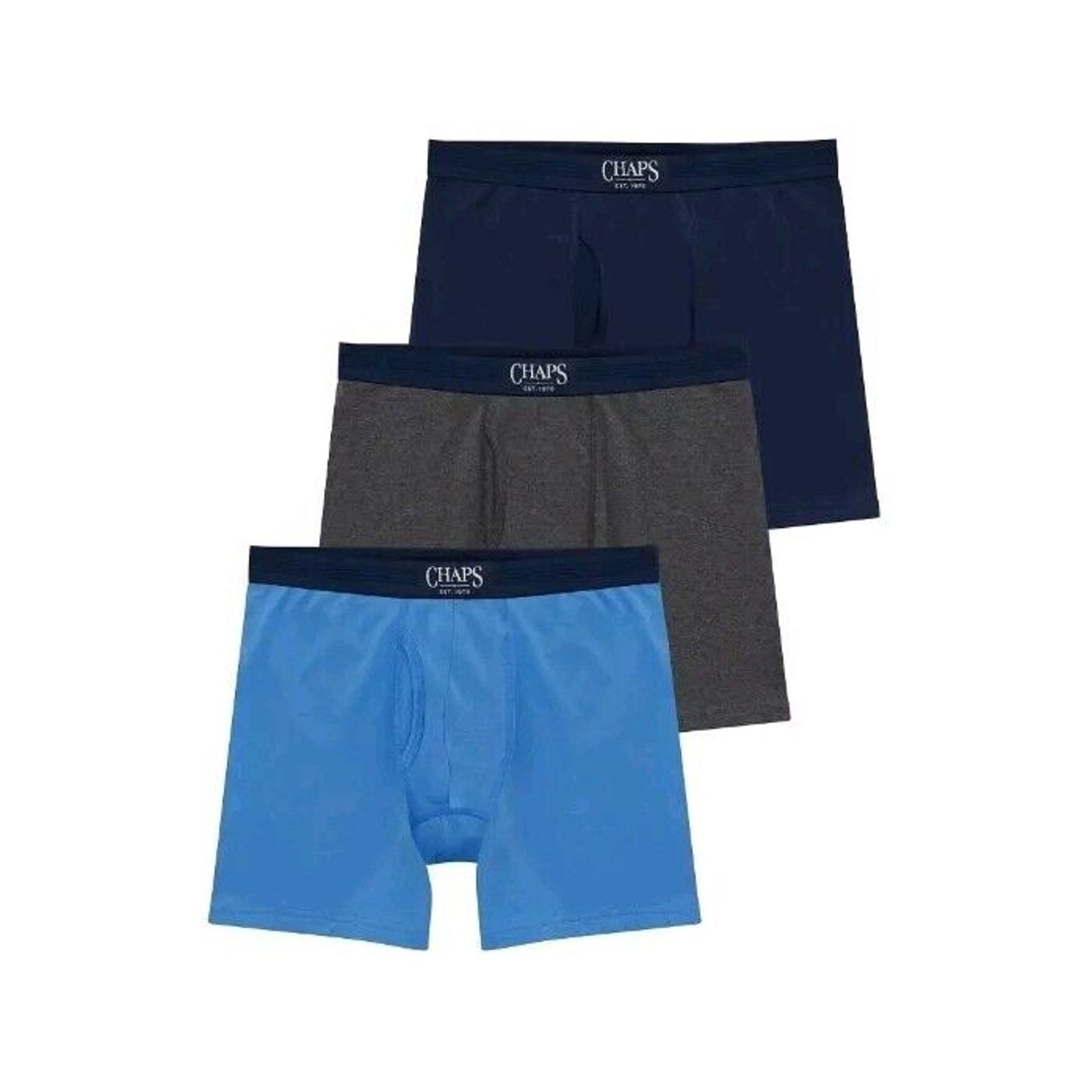 Chaps Chaps Boxer Briefs Mens Size 2XL 44-46 Multicolor 3 Pack Box Size 44 - 1 Thumbnail