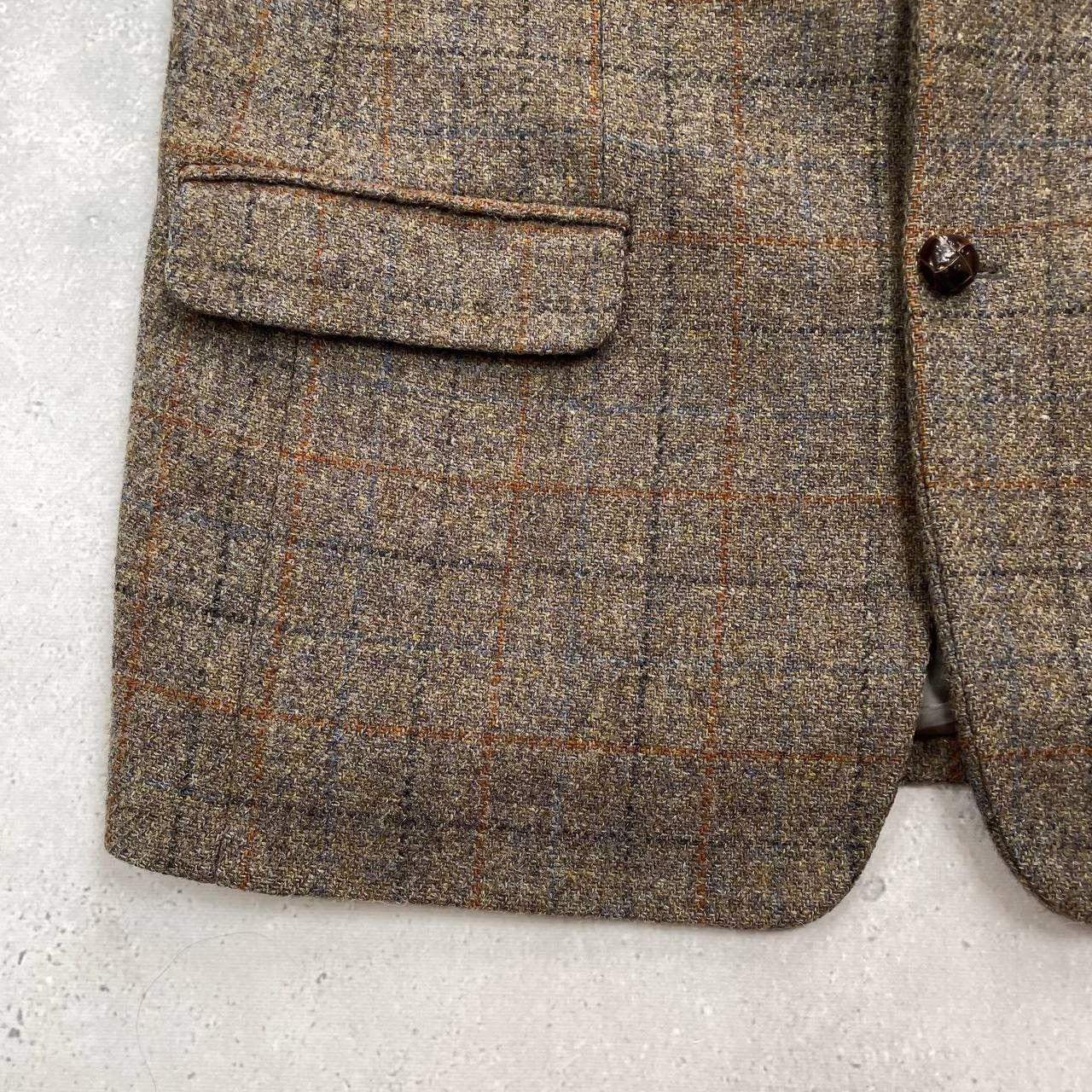 Harris Tweed Vintage Harris Tweed Walbusch Wool Blazer Gray Size 26 Size 48R - 8 Thumbnail