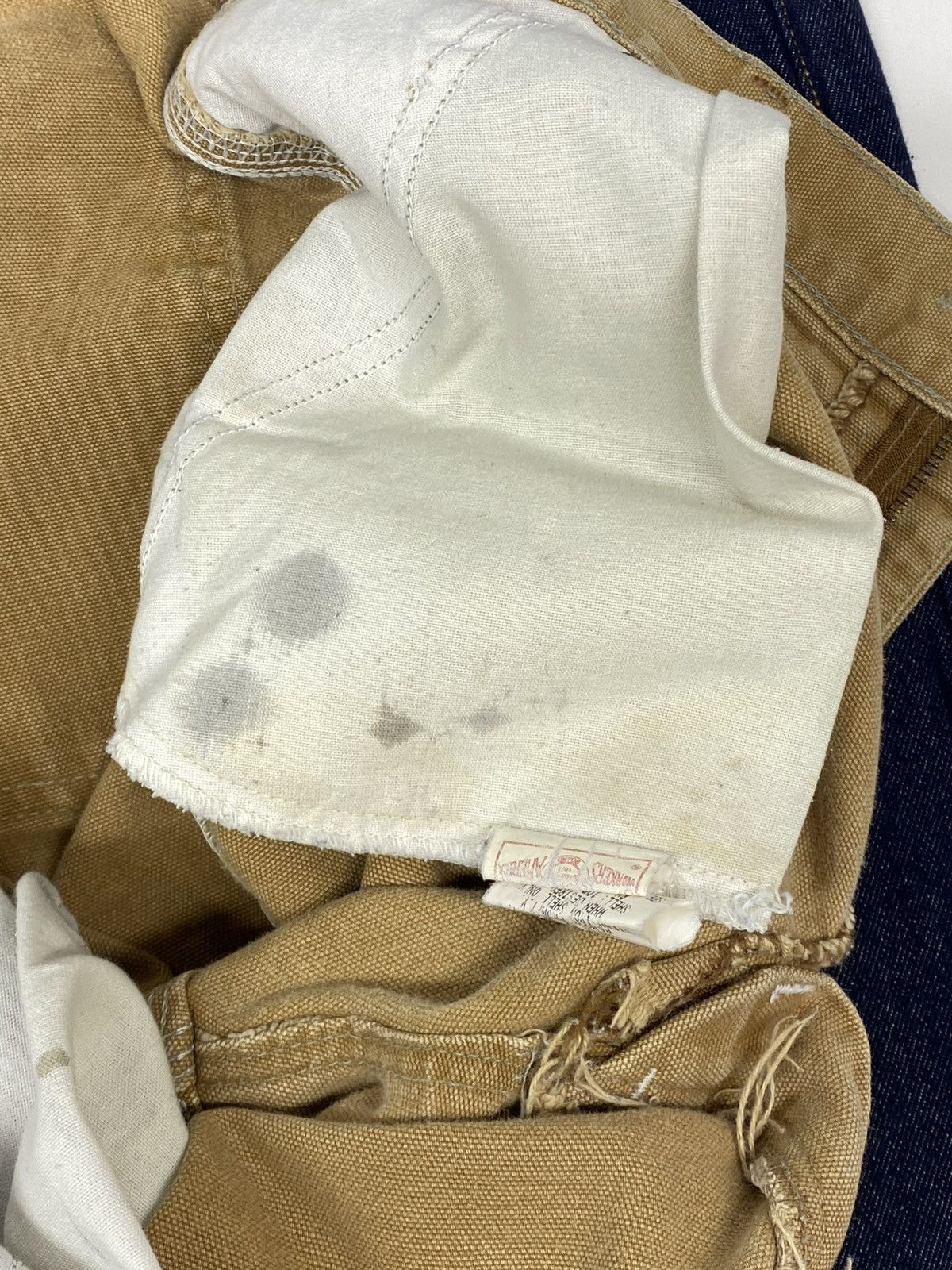 Carhartt Carhartt Vintage Double Knee Canvas Work Pants 33x34 Beige Size US 34 / EU 50 - 24 Thumbnail