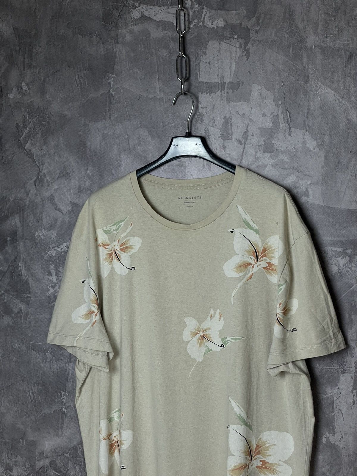 Allsaints Allsaints Hawaiian Y2K Style Flower Art T-Shirt Size US M / EU 48-50 / 2 - 7 Thumbnail