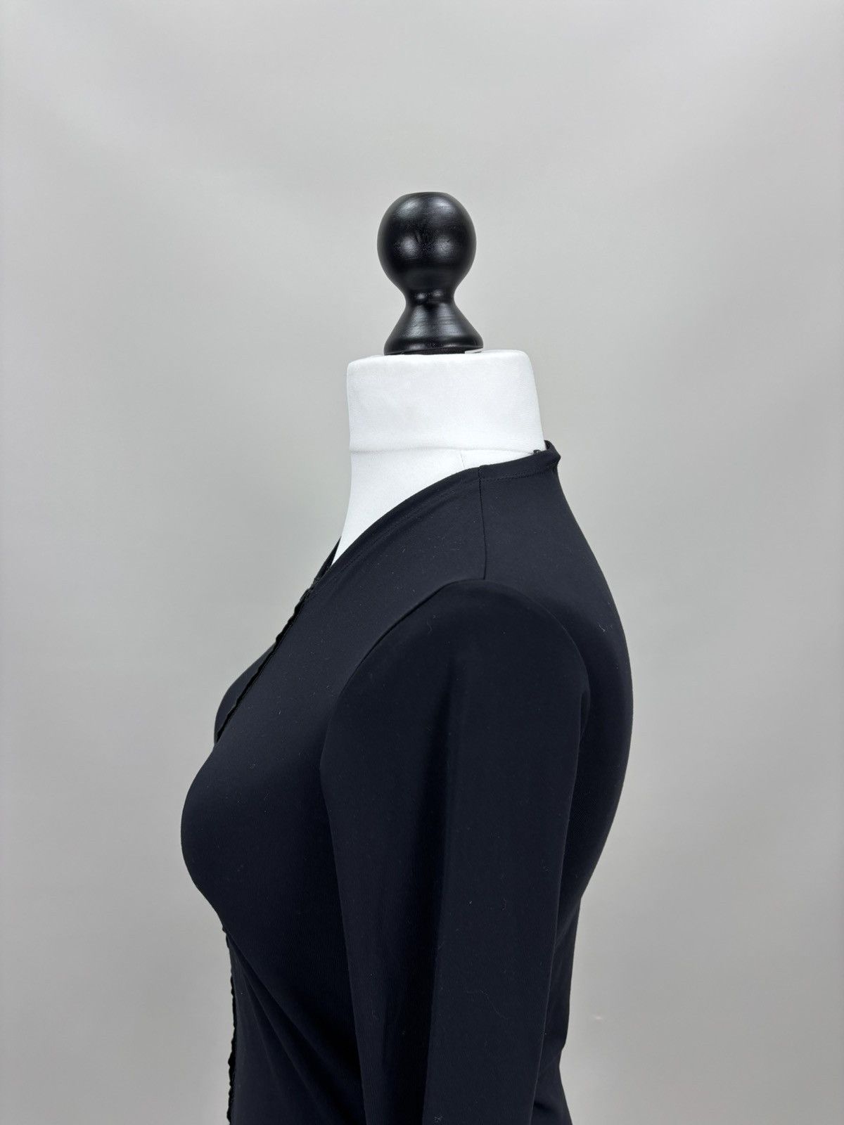 Marithe + Francois Girbaud Womens blouse Marithe Francois Girbaud Size 42 Color Black Size M / US 6-8 / IT 42-44 - 9 Thumbnail