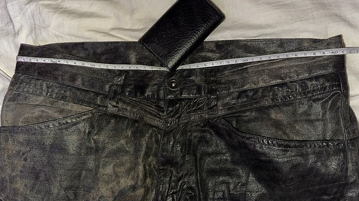 Japanese Brand × Nicole Club × Vintage NICOLE CLUB FOR MEN WAX-COATED PANELLED PANTS Size US 32 / EU 48 - 3 Thumbnail