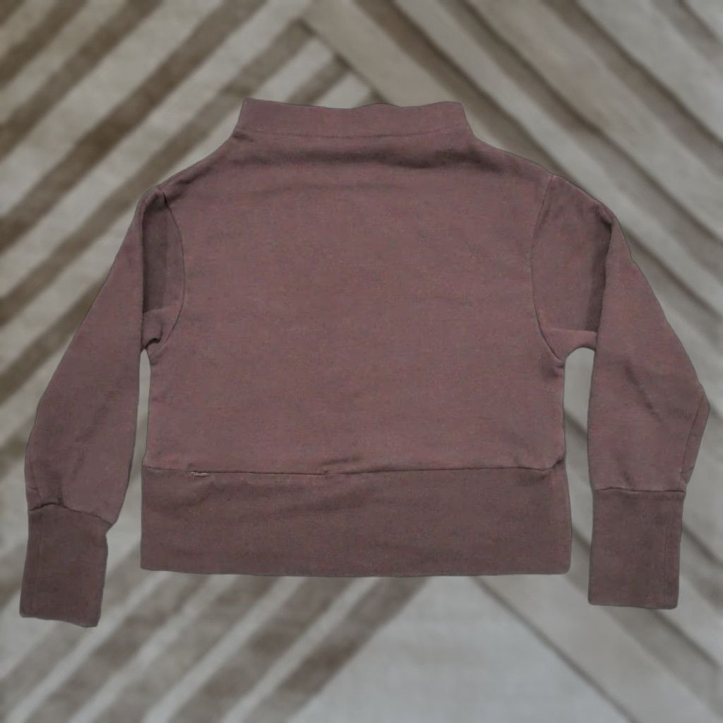 Nike Nike Sweatshirt Womens XS Red Pullover Mock Neck Pocket Cropped Size XS / US 0-2 / IT 36-38 - 1 Thumbnail