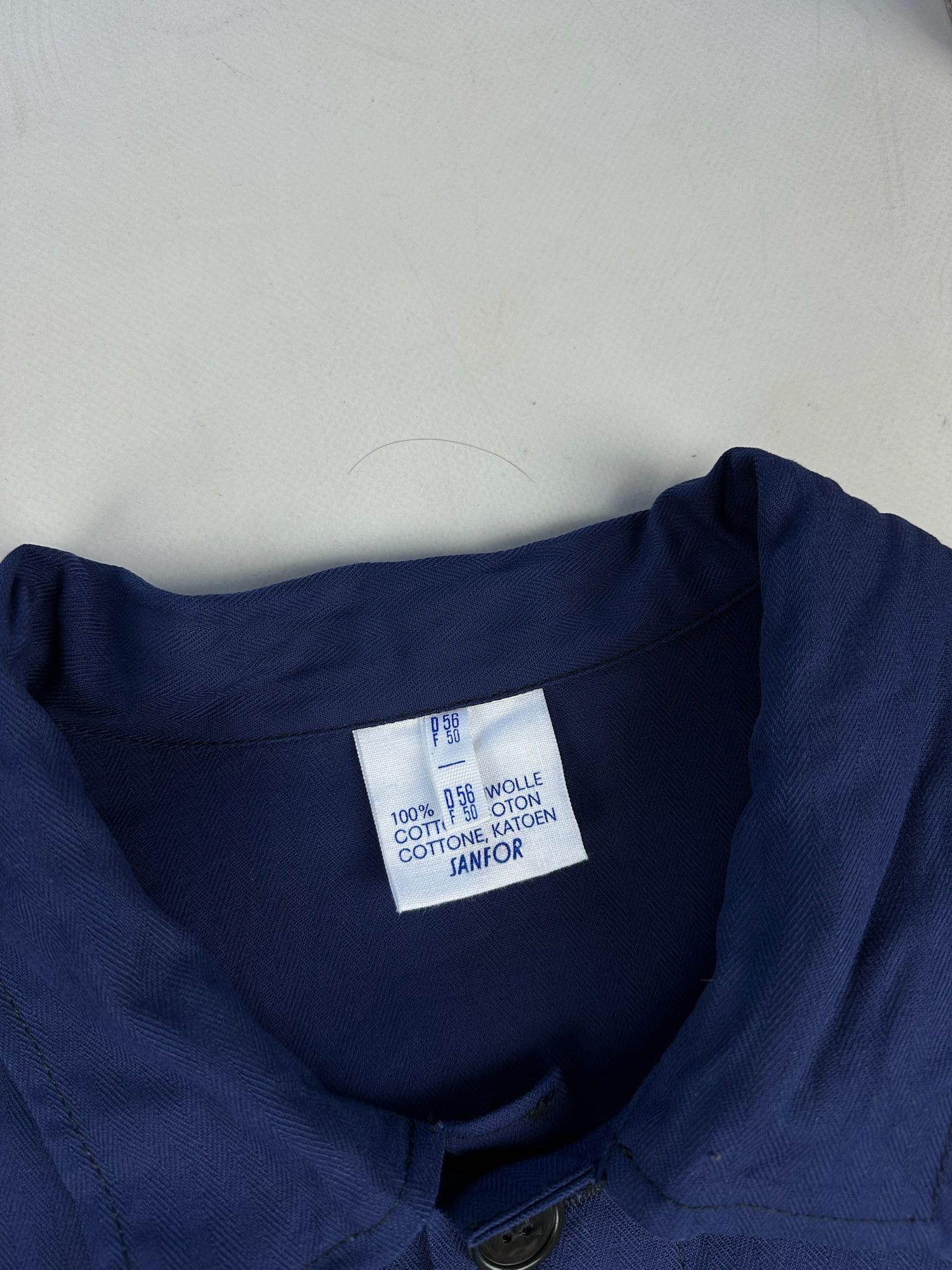 Vintage Vintage French Workwear Sanfor Jacket Size US XL / EU 56 / 4 - 4 Thumbnail