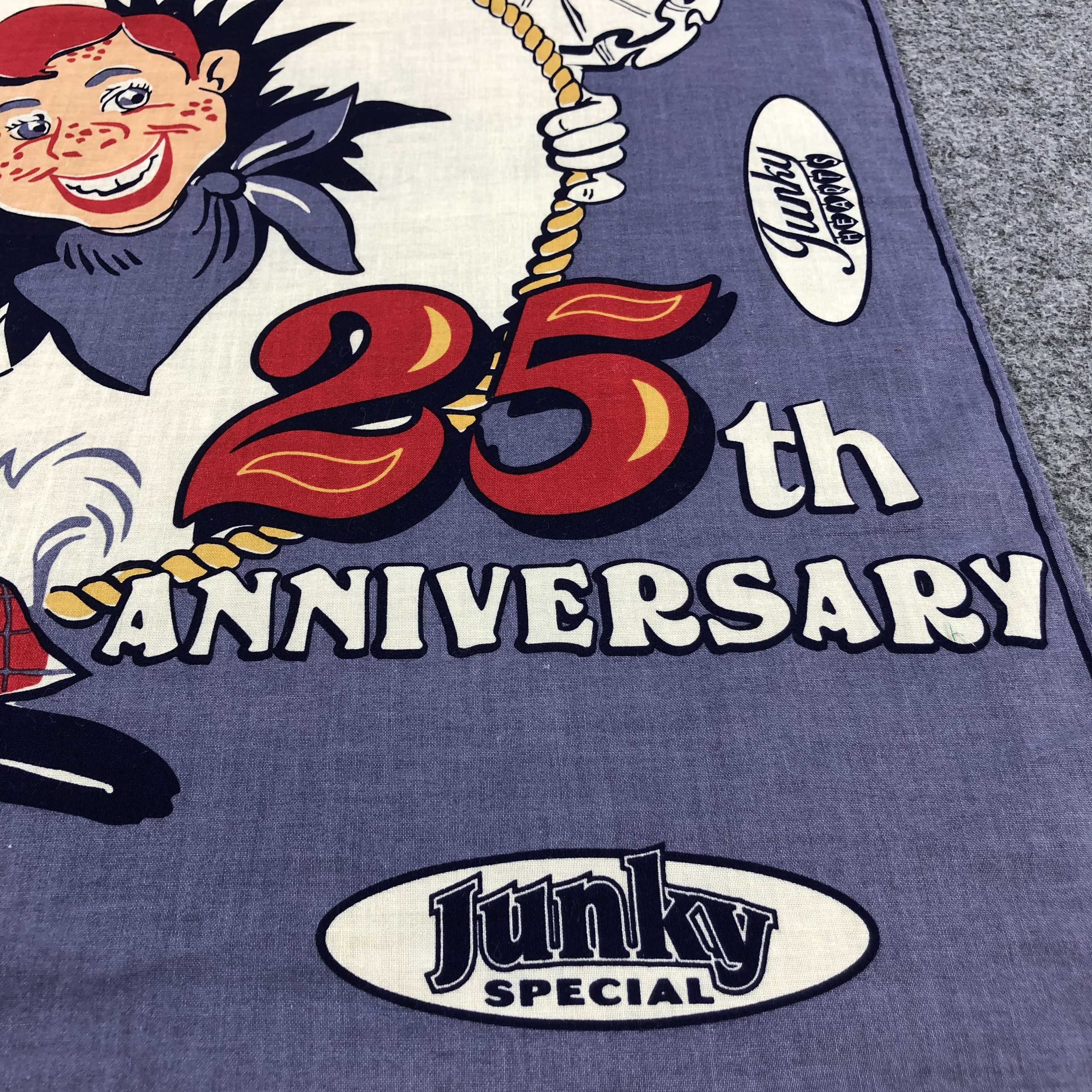 Anime × Vintage Junky 25th Anniversary Handkerchief Neckerchief Bandana X25 Size ONE SIZE - 2 Thumbnail