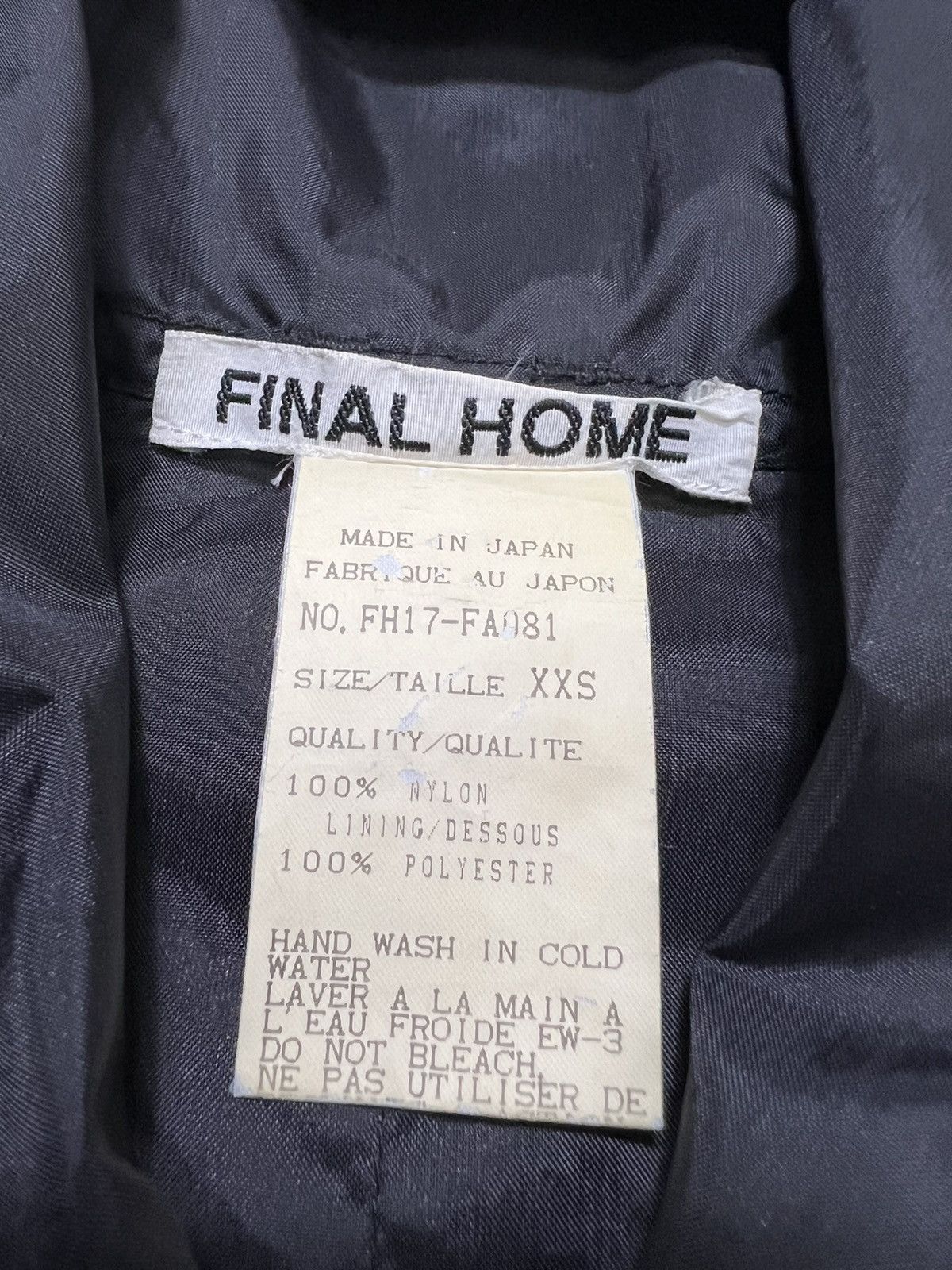 Final Home Final Home - Kosuke Tsumura - Survival Parka Size US XXS / EU 40 - 13 Thumbnail