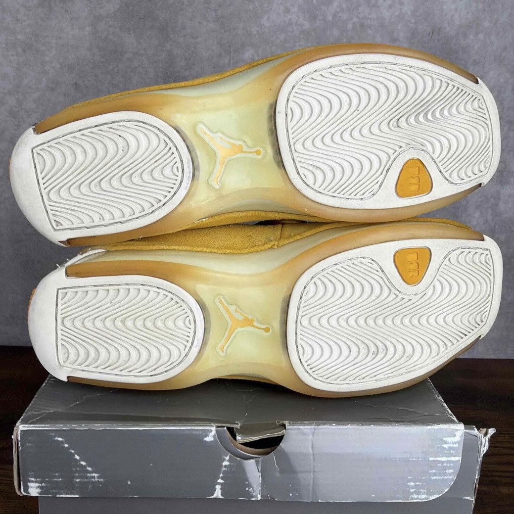 Air Jordan 18 Retro Yellow Ochre Suede AA2494-701 Shoes OG