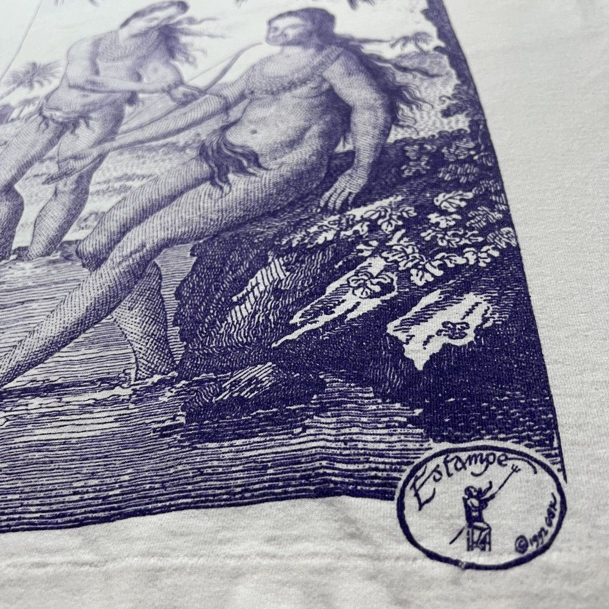 Arts & Science Rare Vintage 90s Blood letting Indians of Panama Art Graphic Size US L / EU 52-54 / 3 - 5 Thumbnail