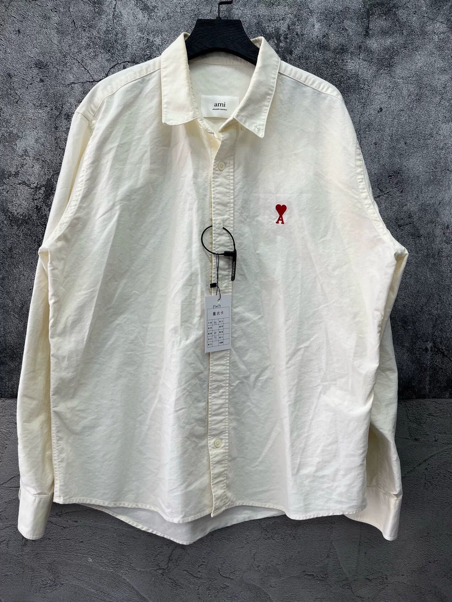AMI Ami New Love Heart Shirt Size US M / EU 48-50 / 2 - 1 Thumbnail