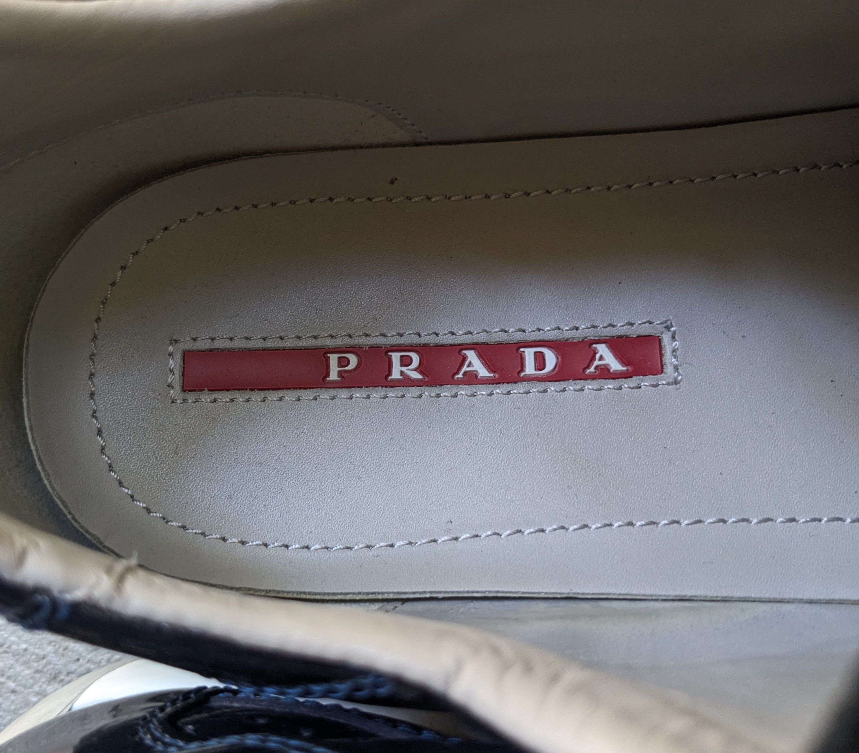 Prada Prada America's Cup Sneakers Navy Blue Patent Leather 12.5 Size US 12.5 / EU 45-46 - 14 Thumbnail