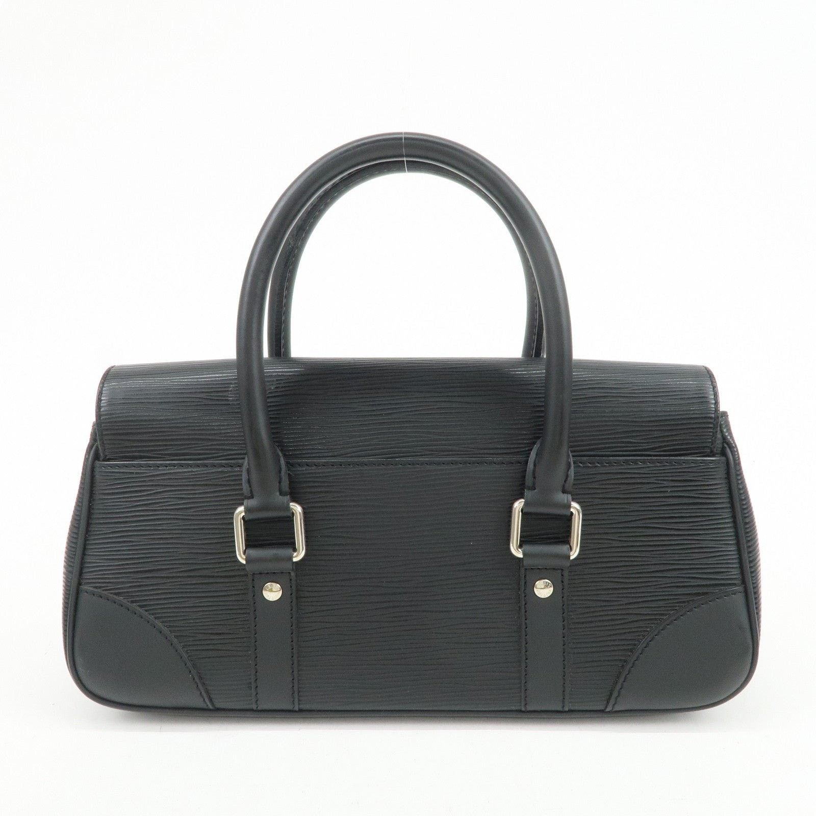 Louis Vuitton Louis Vuitton Epi Segur PM Satchel Leather Black Size ONE SIZE - 2 Thumbnail
