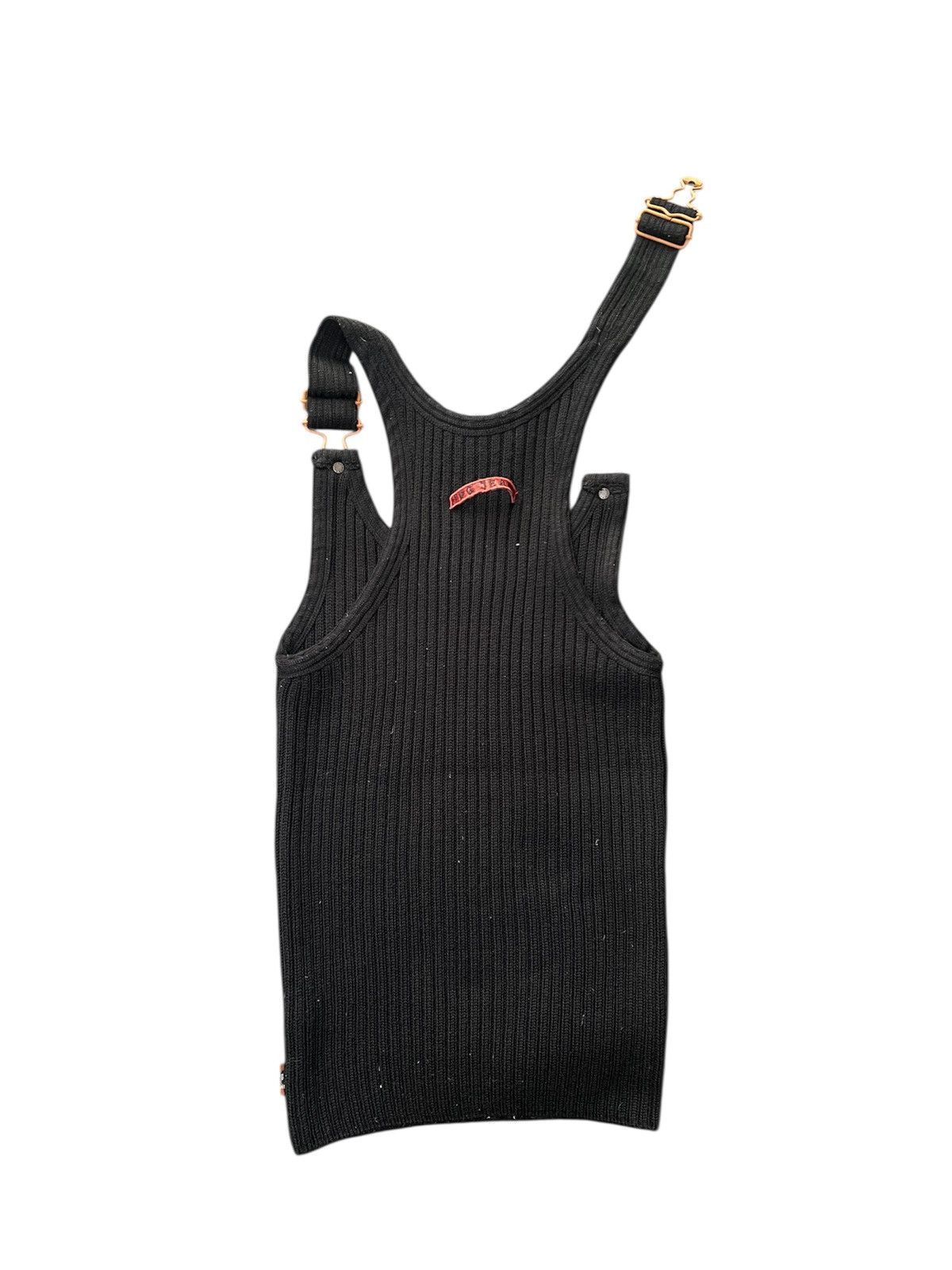 Jean Paul Gaultier Sexual gaultier rust hardware tank top muscle shirt in wool Size US M / EU 48-50 / 2 - 3 Thumbnail