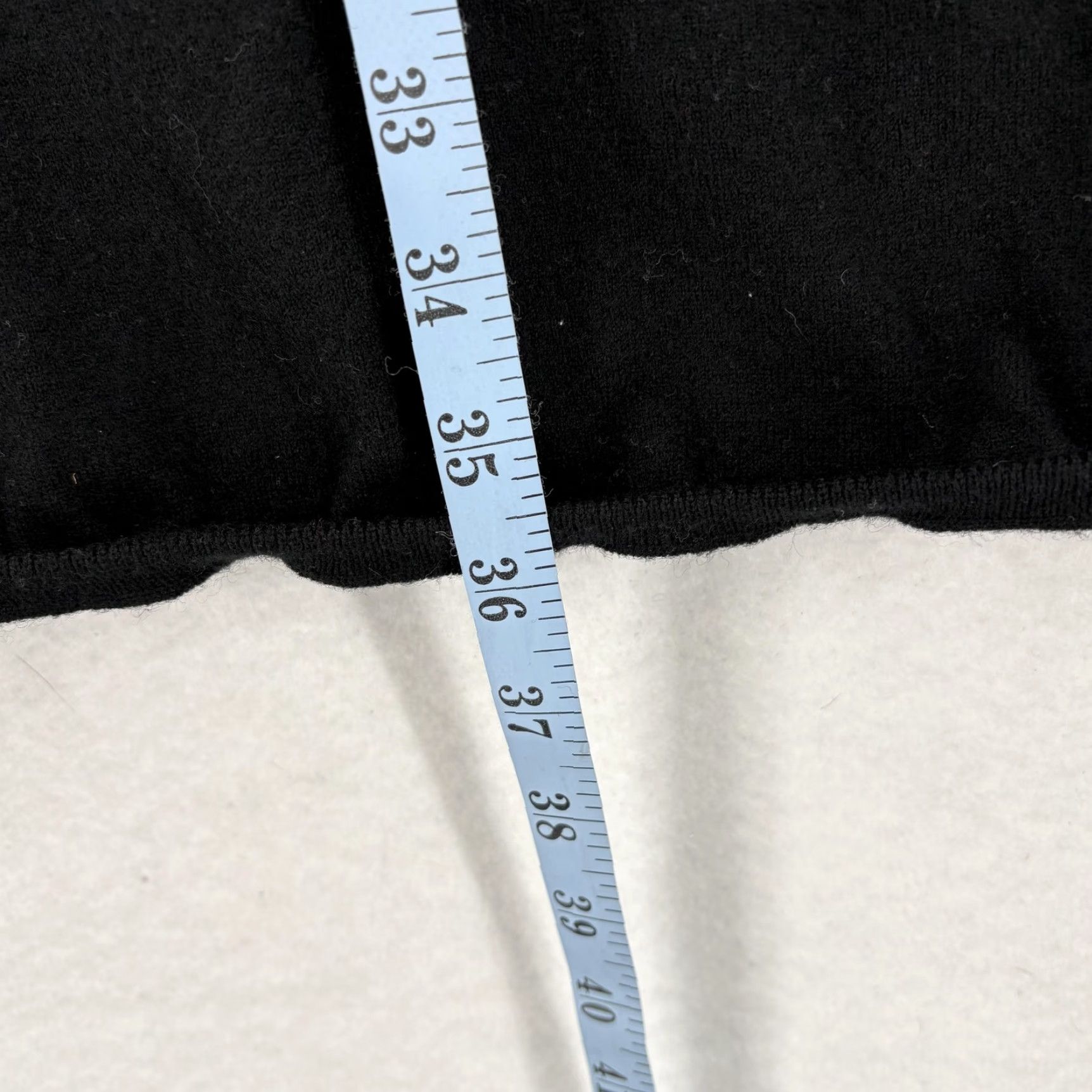 Talbots Talbots Sweater Dress Womens Medium Black Merino Wool Puff Sleeve Knee Length V-Neck Pullover Dress for Casual Workwear Size M / US 6-8 / IT 42-44 - 5 Thumbnail