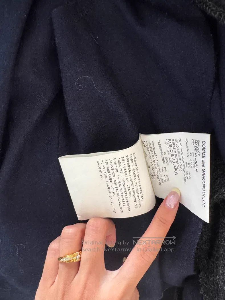 Comme des Garcons Comme des Garcons Front Herringbone Design Jacket Size S / US 4 / IT 40 - 7 Thumbnail