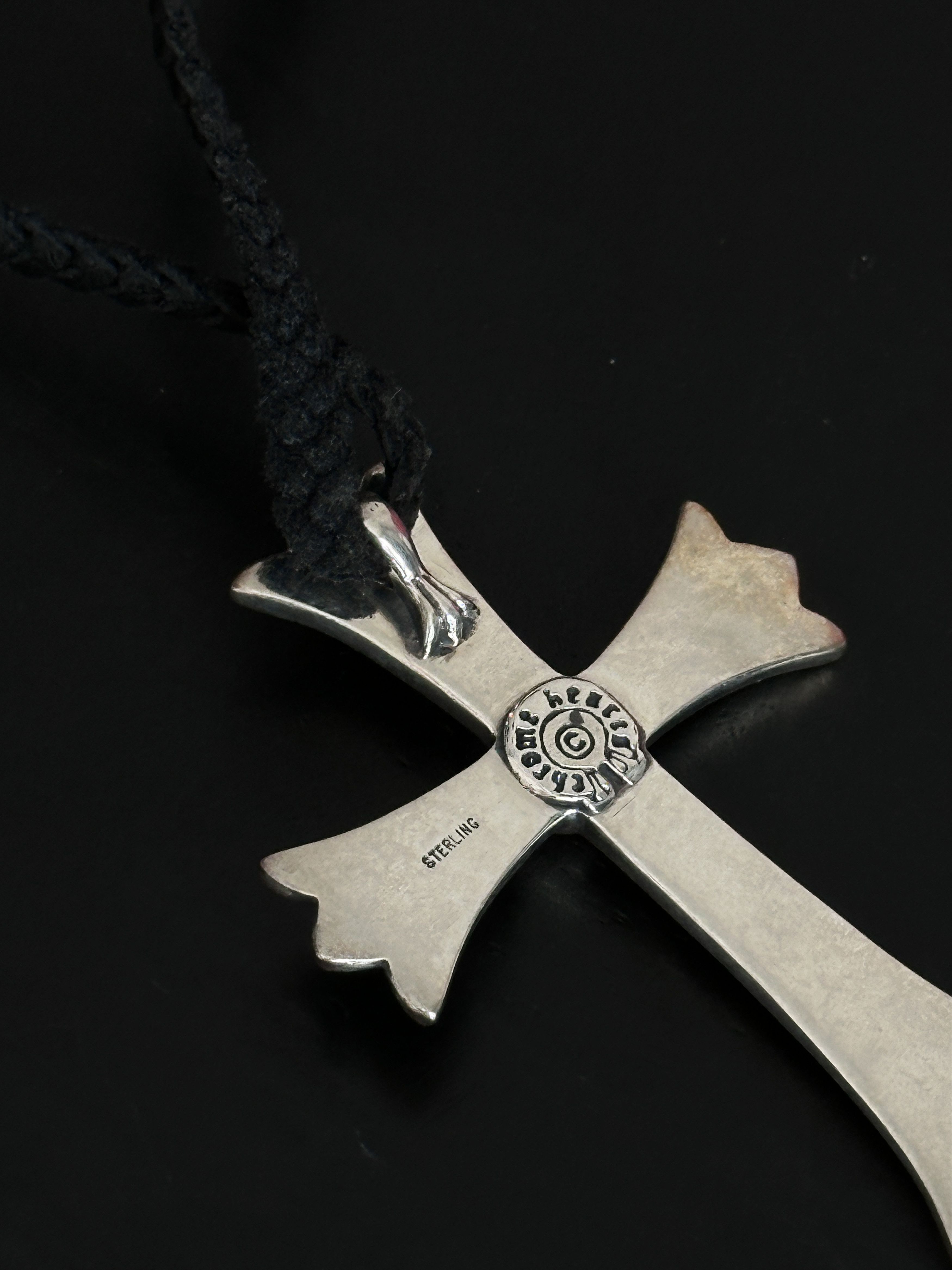 Chrome Hearts Chrome Hearts CH Cross LRG Large Pendant Top Leather Size ONE SIZE - 15 Thumbnail