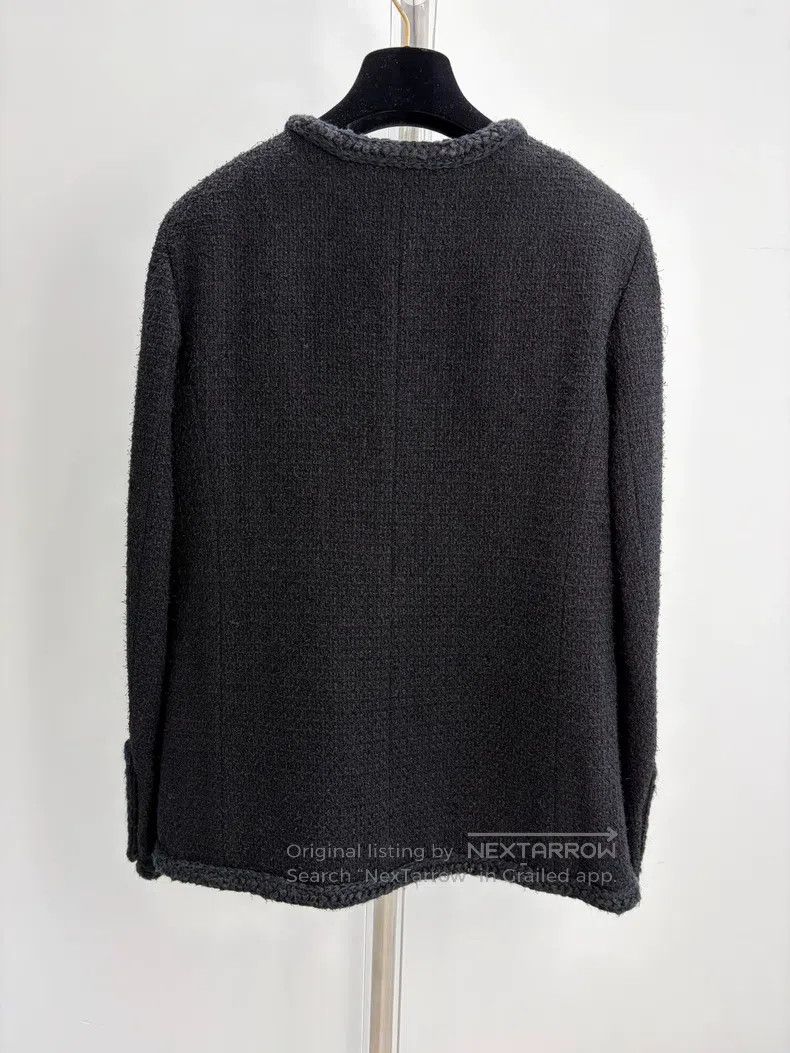 Chanel Chanel Black tweed four-pocket jacket Size S / US 4 / IT 40 - 2 Thumbnail