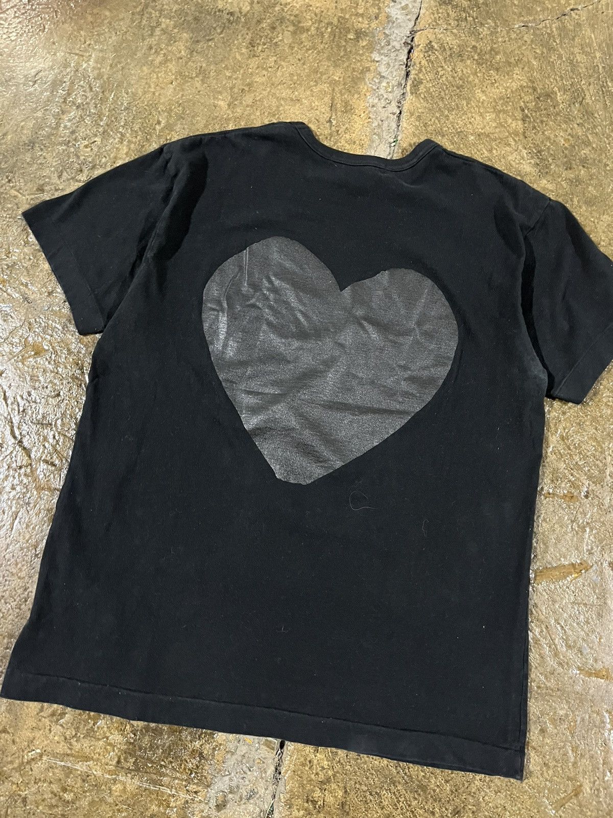 Comme des Garcons Crazy Comme Des Garçons CDG Play Heart Streetwear Tee Shirt Size US L / EU 52-54 / 3 - 6 Thumbnail