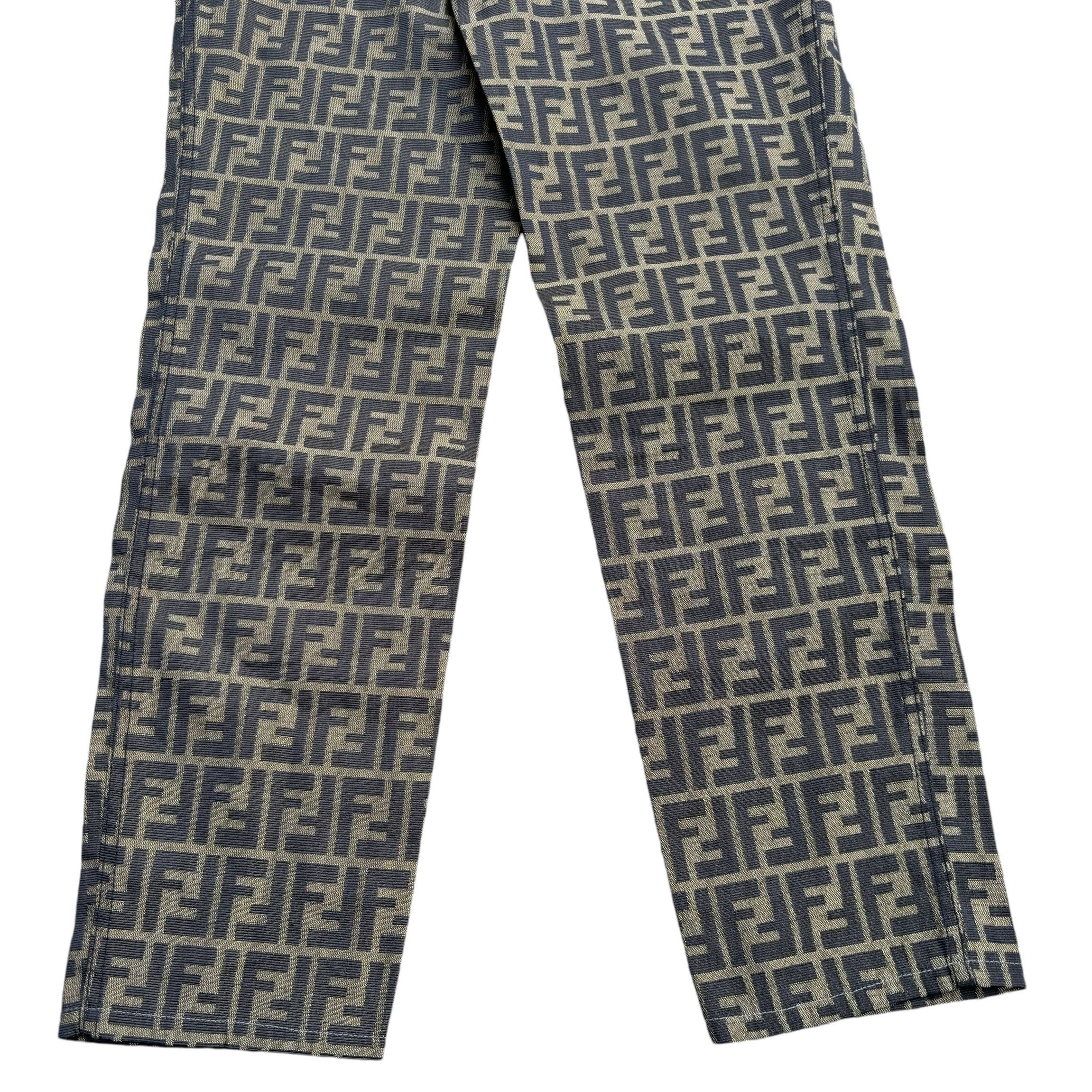 Fendi Vintage Fendi Zucca Jeans Size 28" / US 6 / IT 42 - 8 Thumbnail