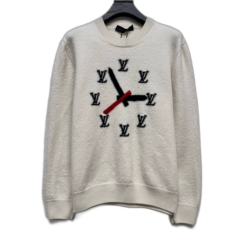 Louis Vuitton Louis Vuitton Clock Logo Sweater - dmc Size M / US 6-8 / IT 42-44 - 1 Thumbnail