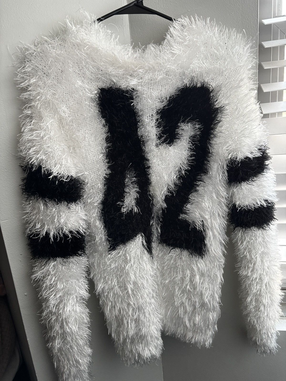 Jeremy Scott Jeremy Scott Fuzzy Knit Sweater Size S / US 4 / IT 40 - 1 Thumbnail
