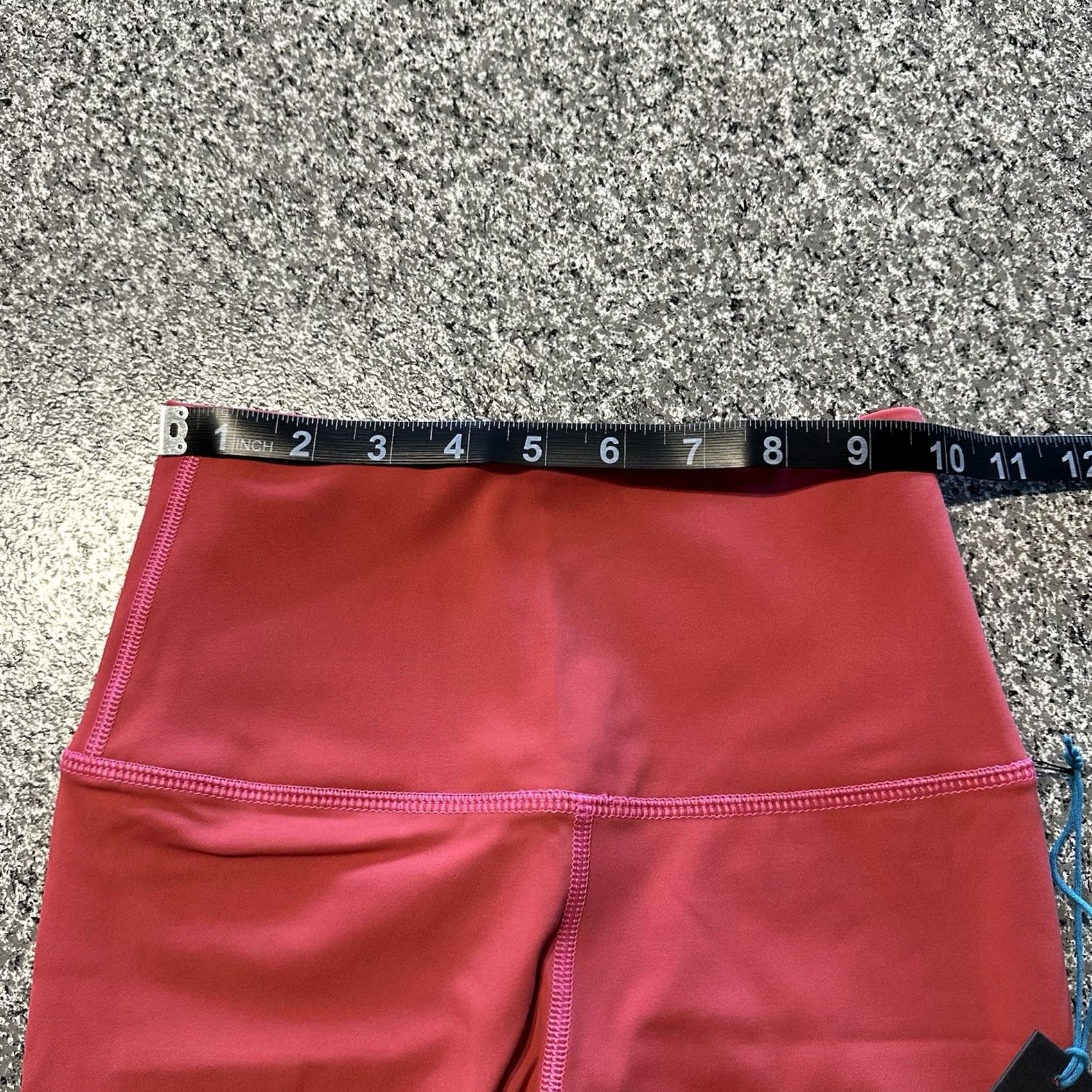 Vintage Stance Leggings Women's XS 26” Inseam 7/8 Happenings Ultra Soft Nylon Blend Red Size 26" / US 2 / IT 38 - 6 Thumbnail