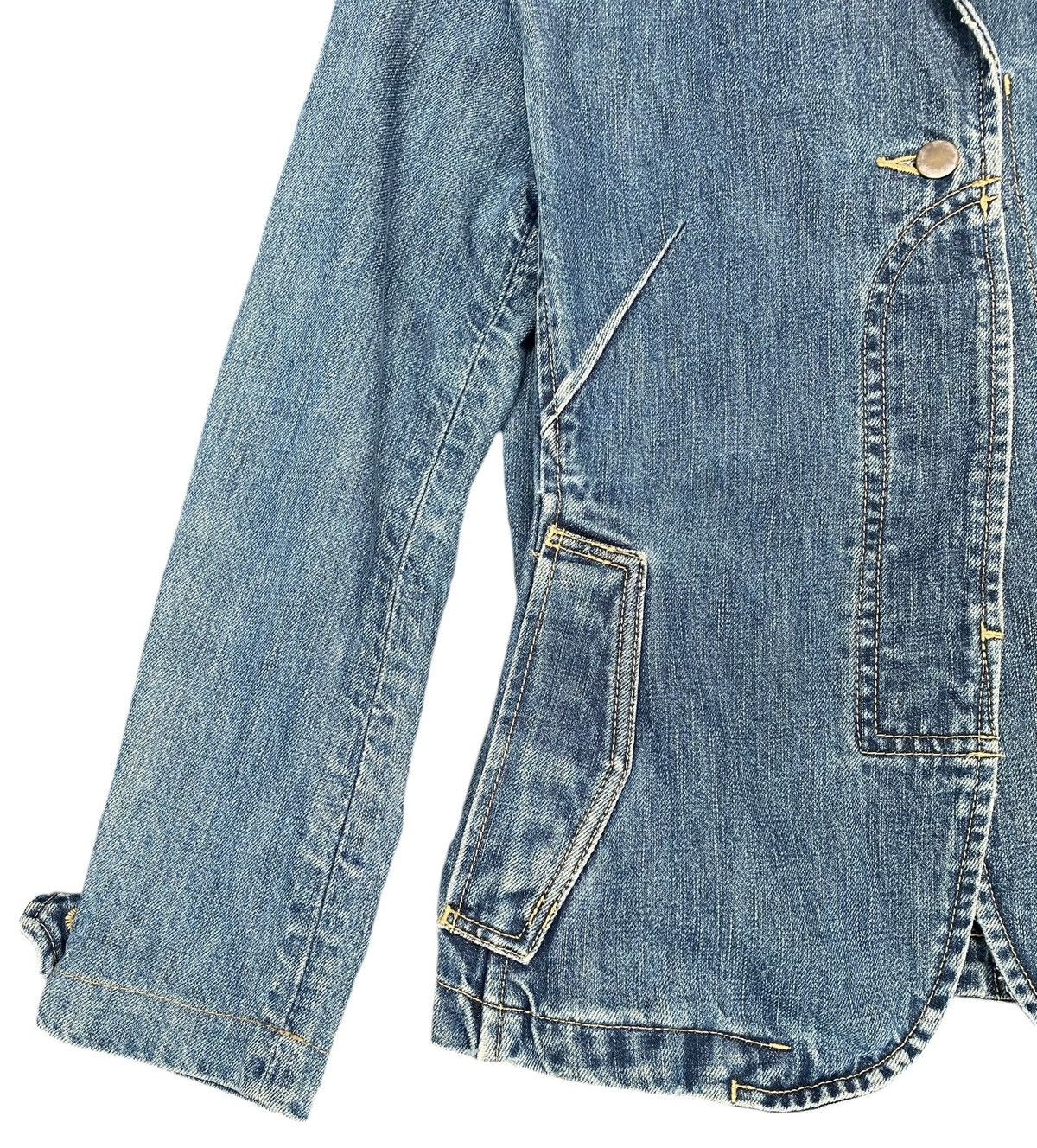 Disney × Vintage Vtg ARTISAN WALT DISNEY Denim Jacket Size XS / US 0-2 / IT 36-38 - 7 Thumbnail