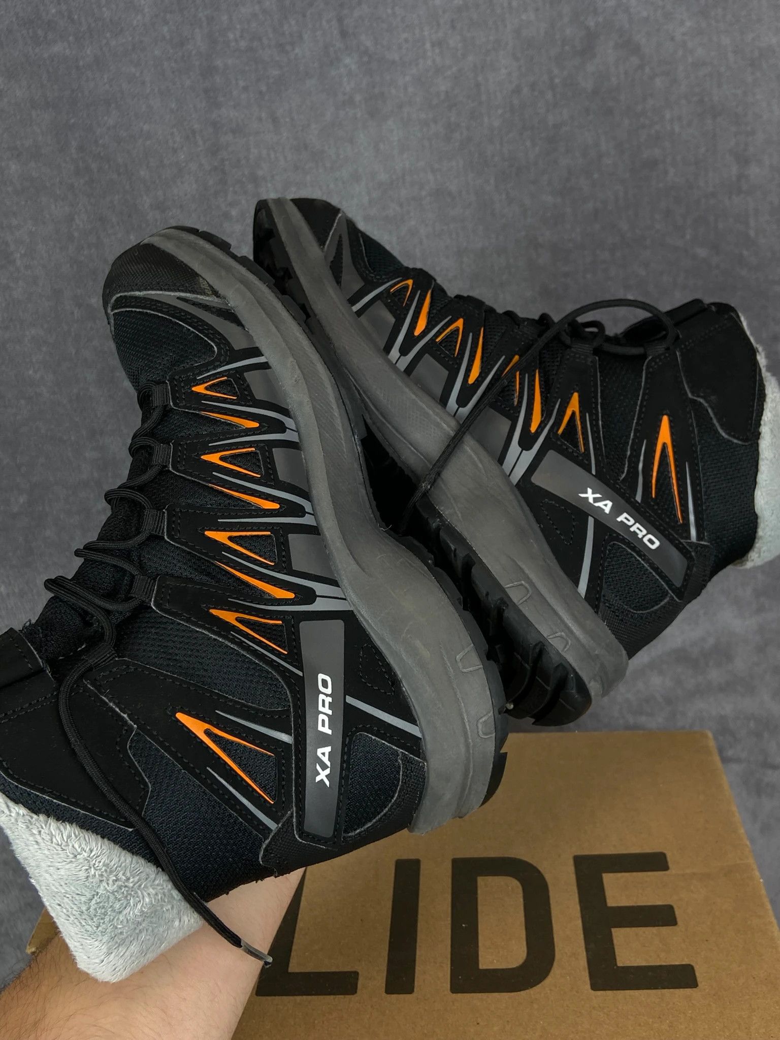 Salomon Salomon Black Orange Trekking Boots Size 36 Size US 5 / EU 37 - 8 Thumbnail