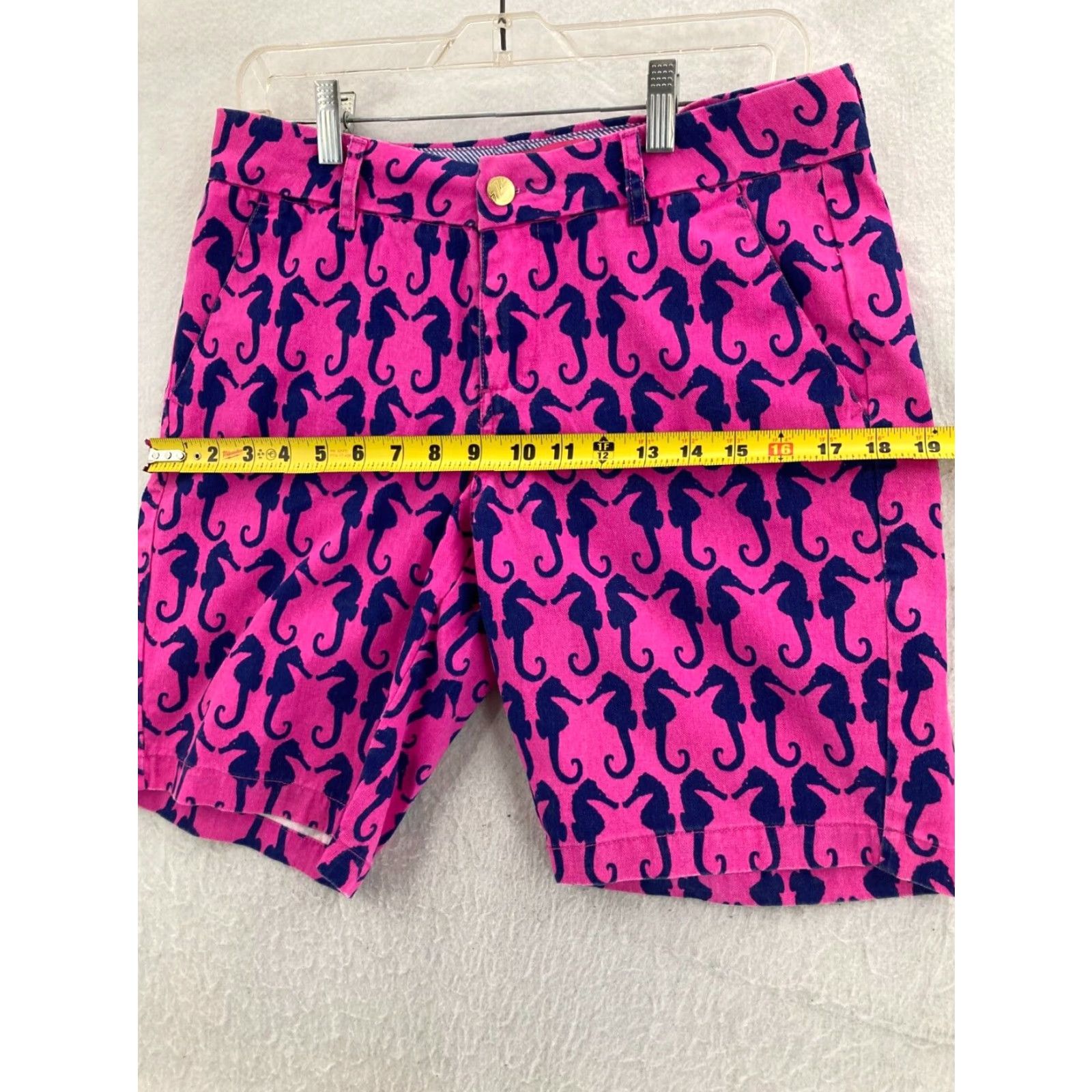 Vintage Macbeth Collection Womens Pink Seahorse Shorts Small Size 28" / US 6 / IT 42 - 3 Thumbnail