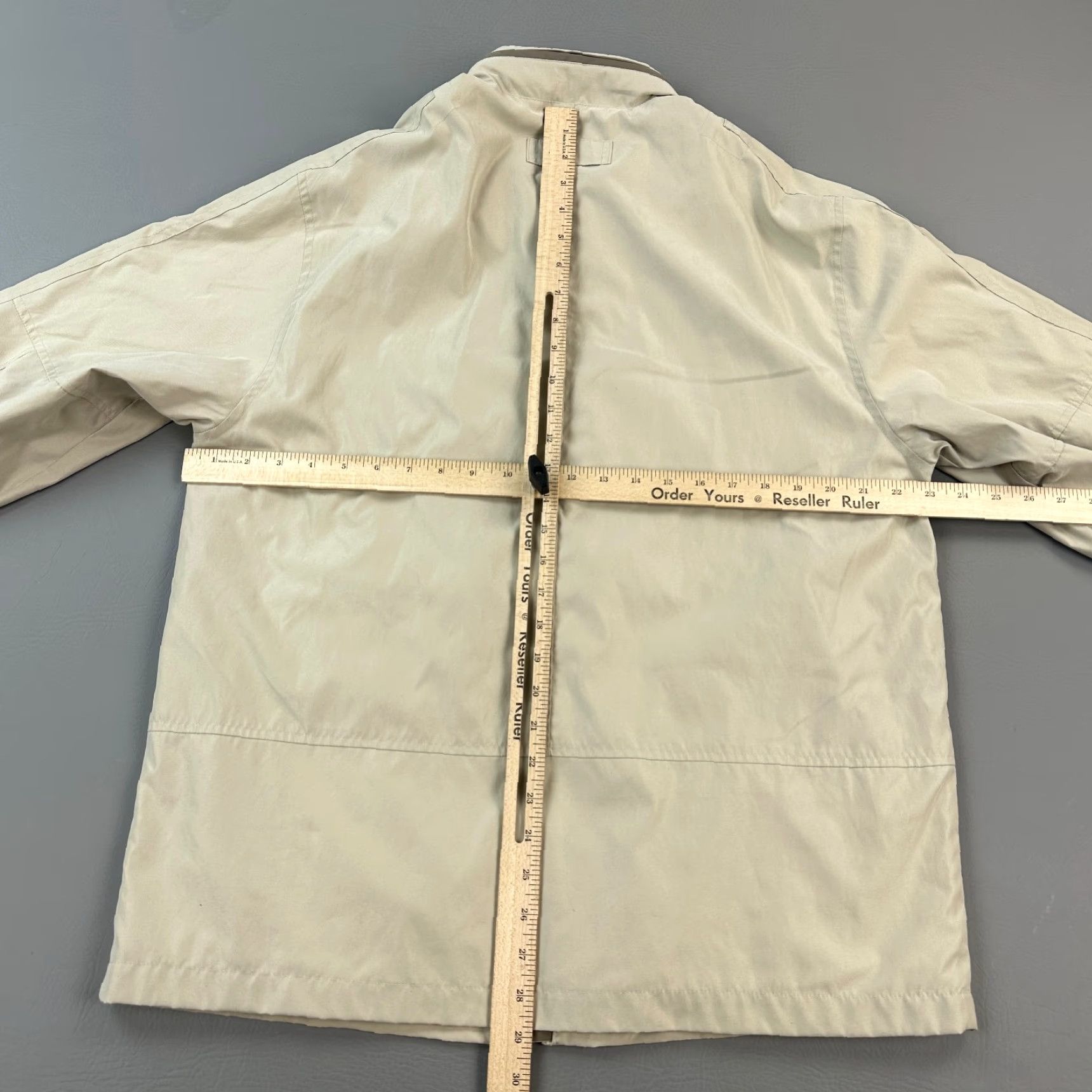 Vintage VINTAGE St Johns Bay Jacket Mens M Beige Hooded Full Zip Windbreaker Size US M / EU 48-50 / 2 - 6 Thumbnail