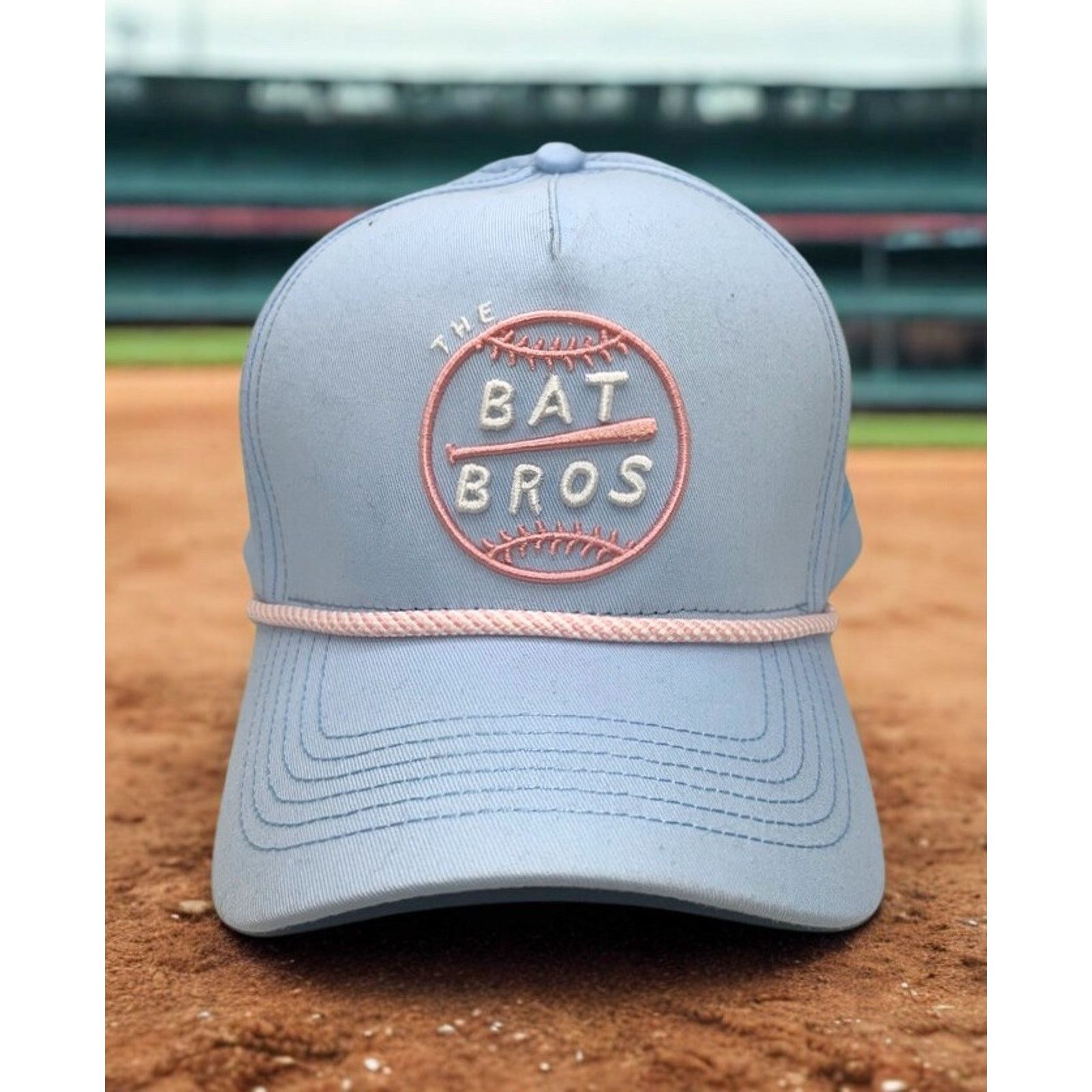 Other Bat Bros Baseballism Five Panel Snapback Hat Light Blue Rare Size ONE SIZE - 2 Thumbnail