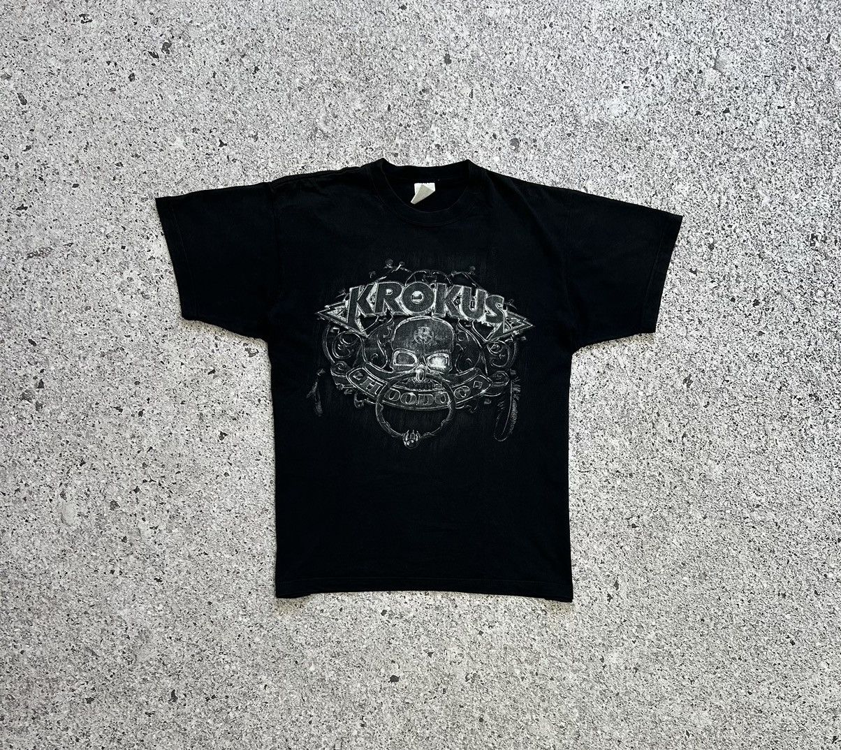 Band Tees × Vintage Vintage Krokus Hoodoo Tour 2010 Rock Band Retro T-Shirt Size US L / EU 52-54 / 3 - 3 Thumbnail
