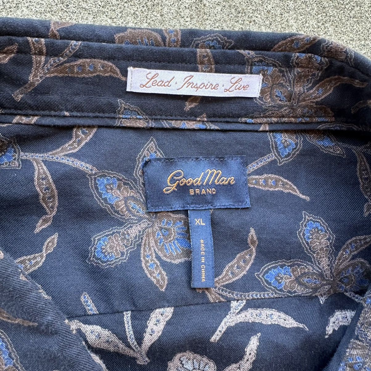 Good Man Brand Good Man Brand Shirt Men Size XL Floral All Over Print NWT Size US XL / EU 56 / 4 - 4 Thumbnail