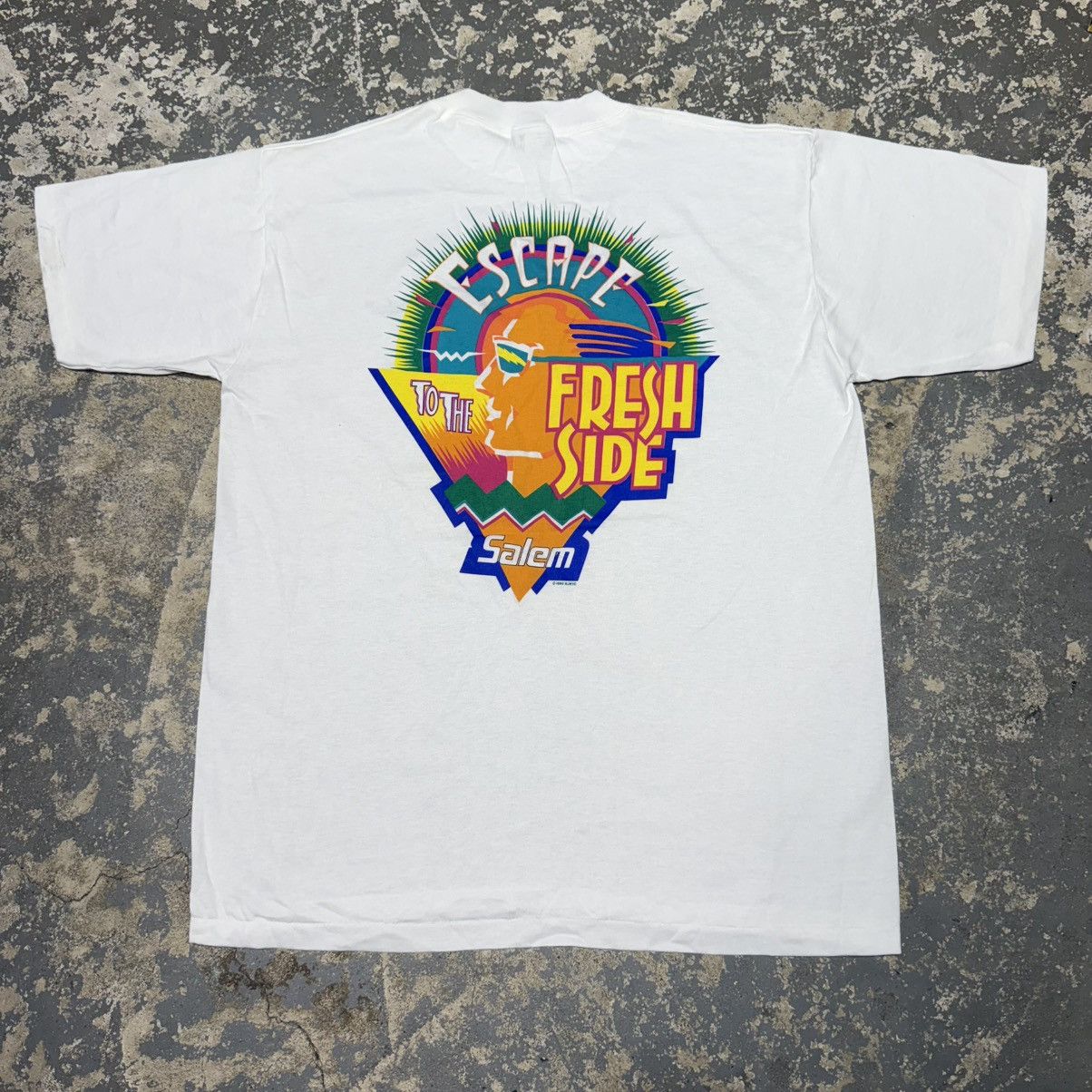 Camel Vintage Salem Cigarettes Fresh Wrap Promo Tshirt 1992 Size US XL / EU 56 / 4 - 13 Thumbnail