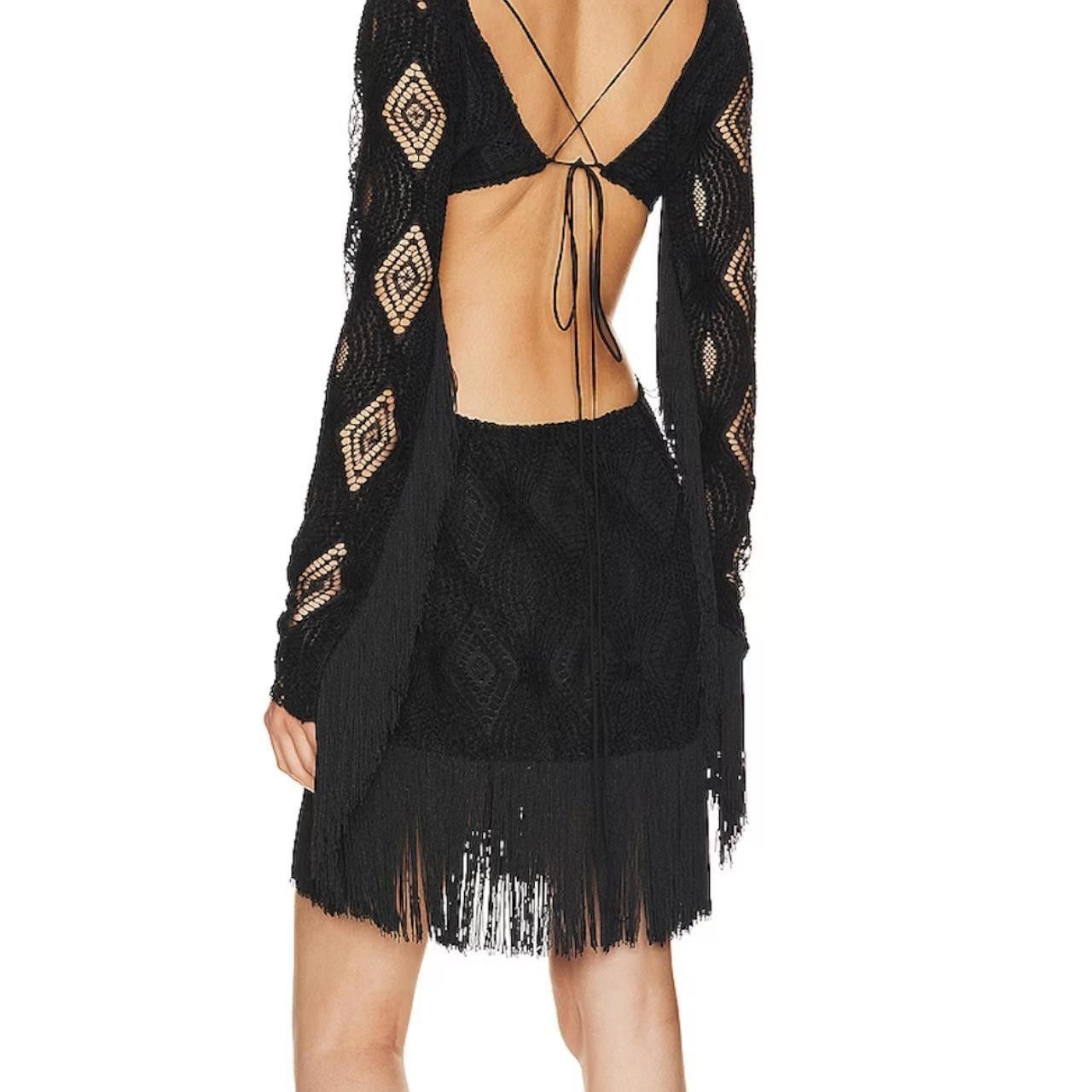 Designer For Love and Lemons black cut out mini dress🖤🤠 Size S / US 4 / IT 40 - 8 Thumbnail