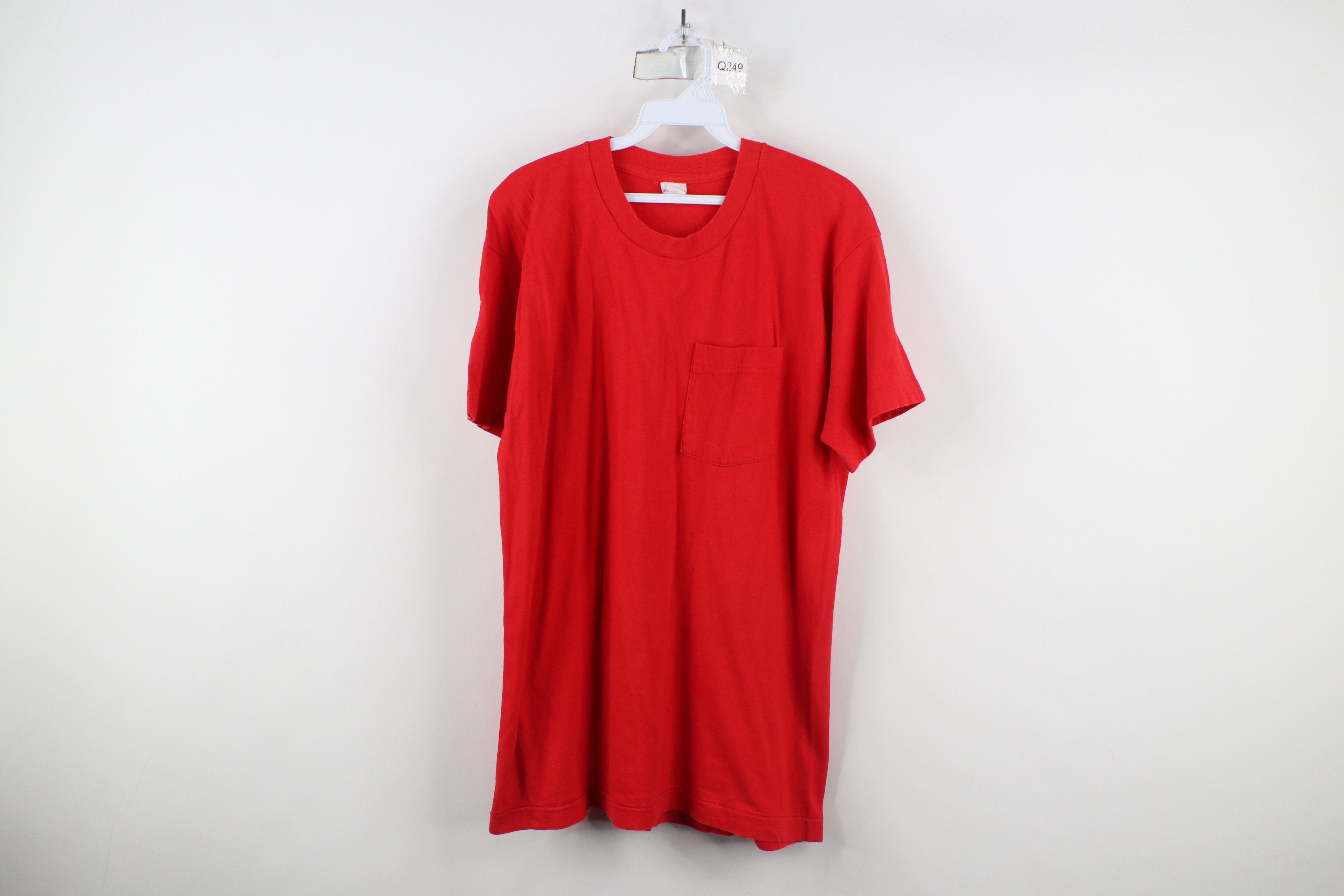 Vintage Vintage 90s Streetwear Short Sleeve Pocket T-Shirt Cotton US Size US XL / EU 56 / 4 - 1 Thumbnail