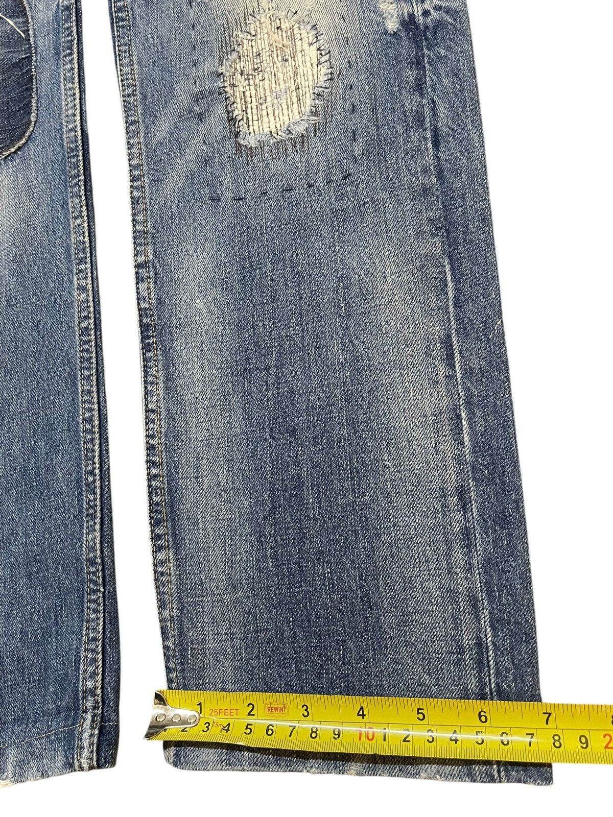 Polo Ralph Lauren Vintage RL Ralph Lauren Faded Wash Style Distressed Jeans Size US 31 - 17 Thumbnail
