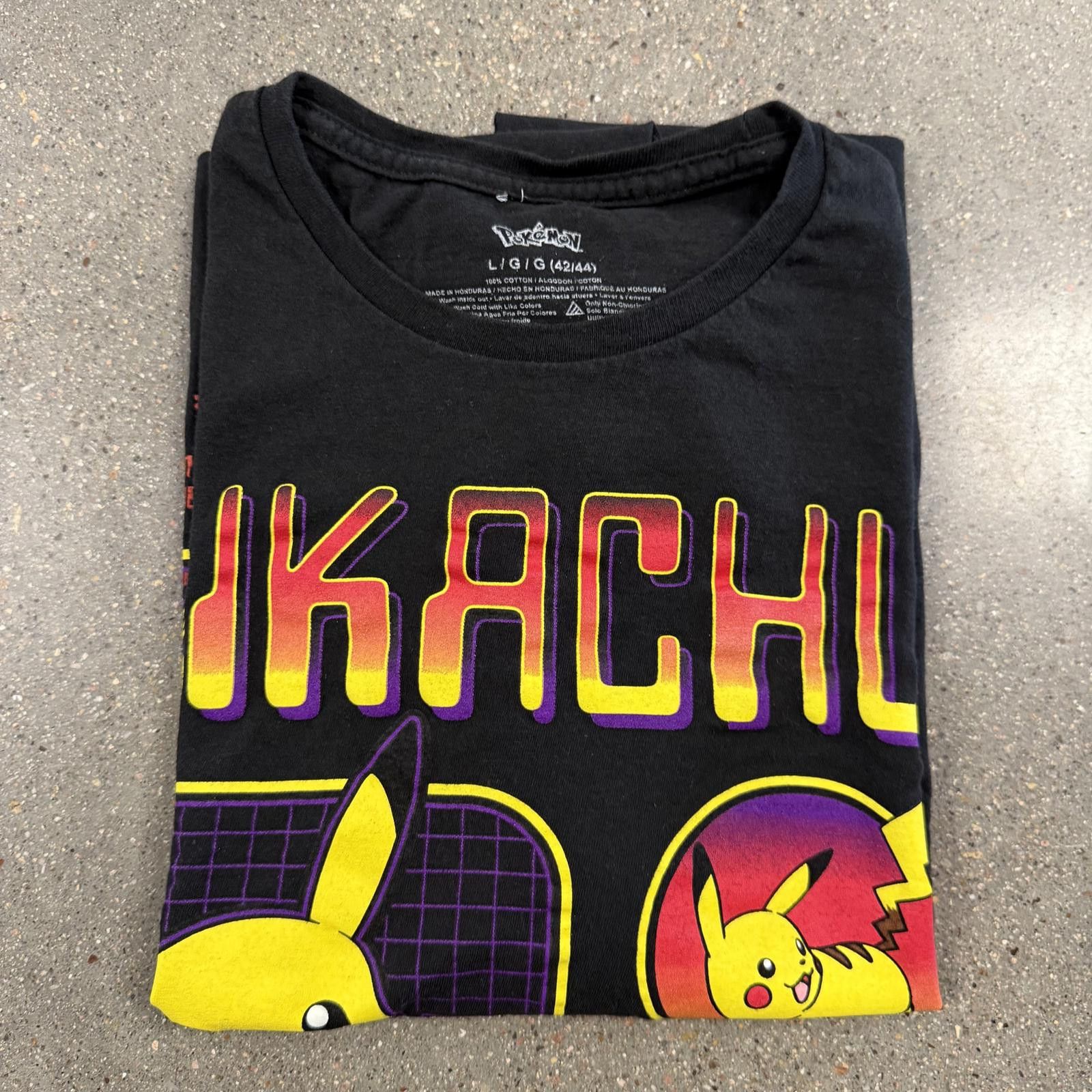 Pokemon Pokémon Pikachu Retro Graphic T-Shirt - L Size US L / EU 52-54 / 3 - 6 Thumbnail
