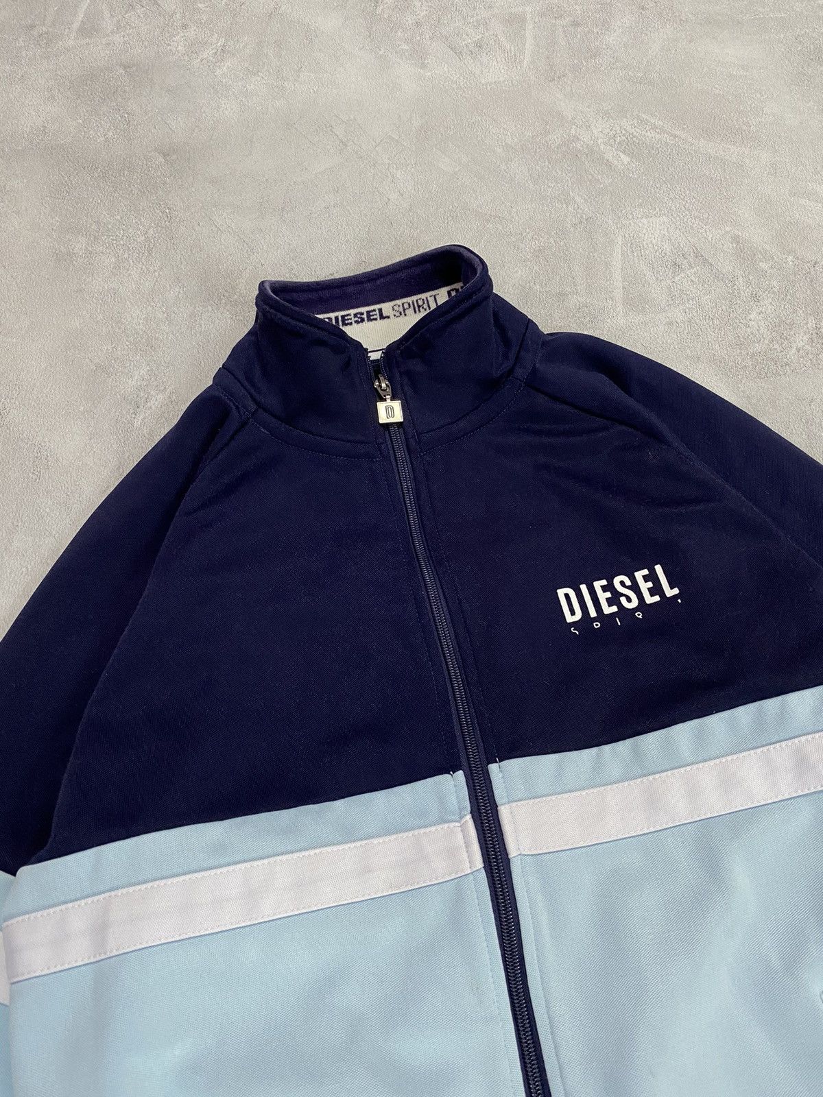 Diesel 🩵 Vintage Zip Up Diesel Track Light Jacket Size US M / EU 48-50 / 2 - 4 Thumbnail