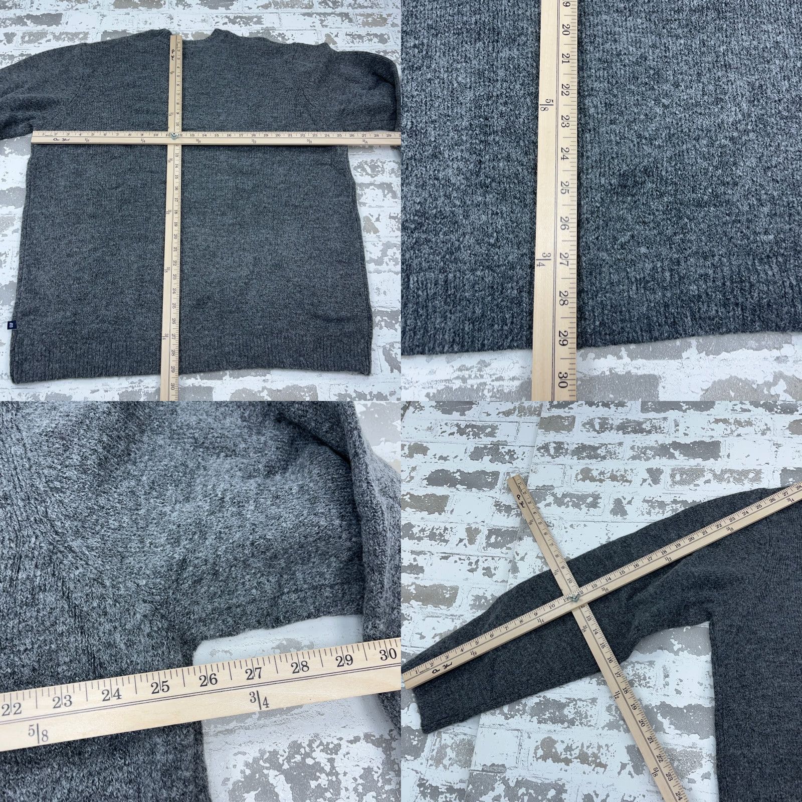 Gap Gap Men Sweater XXL Gray Crew Neck Pullover Knit Acrylic Polyester All Seasons Casual Modern Preppy Sports 2XL Mens Size US XXL / EU 58 / 5 - 8 Thumbnail