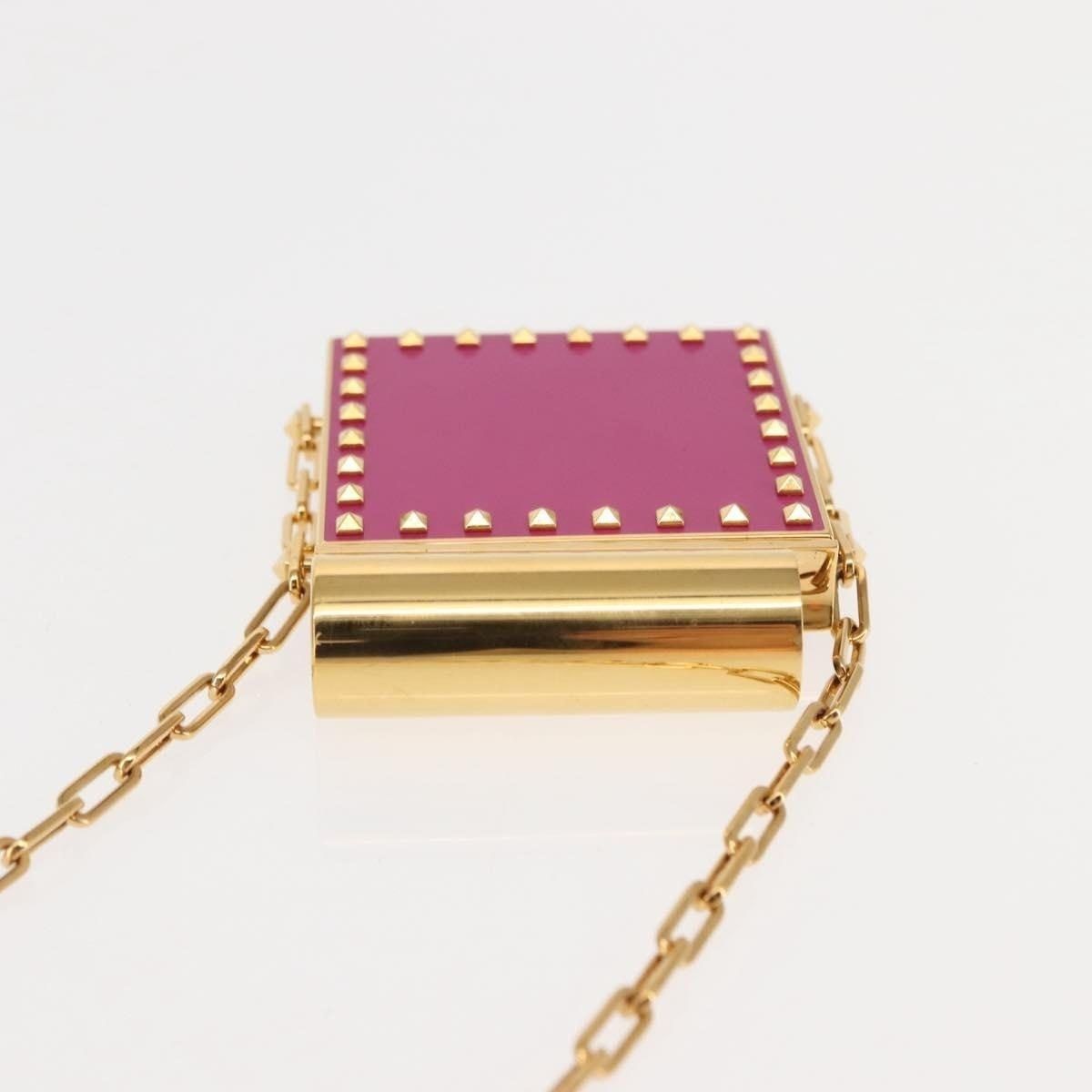 Valentino Valentino Metal Lipstick Holder Cosmetic Pouch Pink Size ONE SIZE - 11 Thumbnail