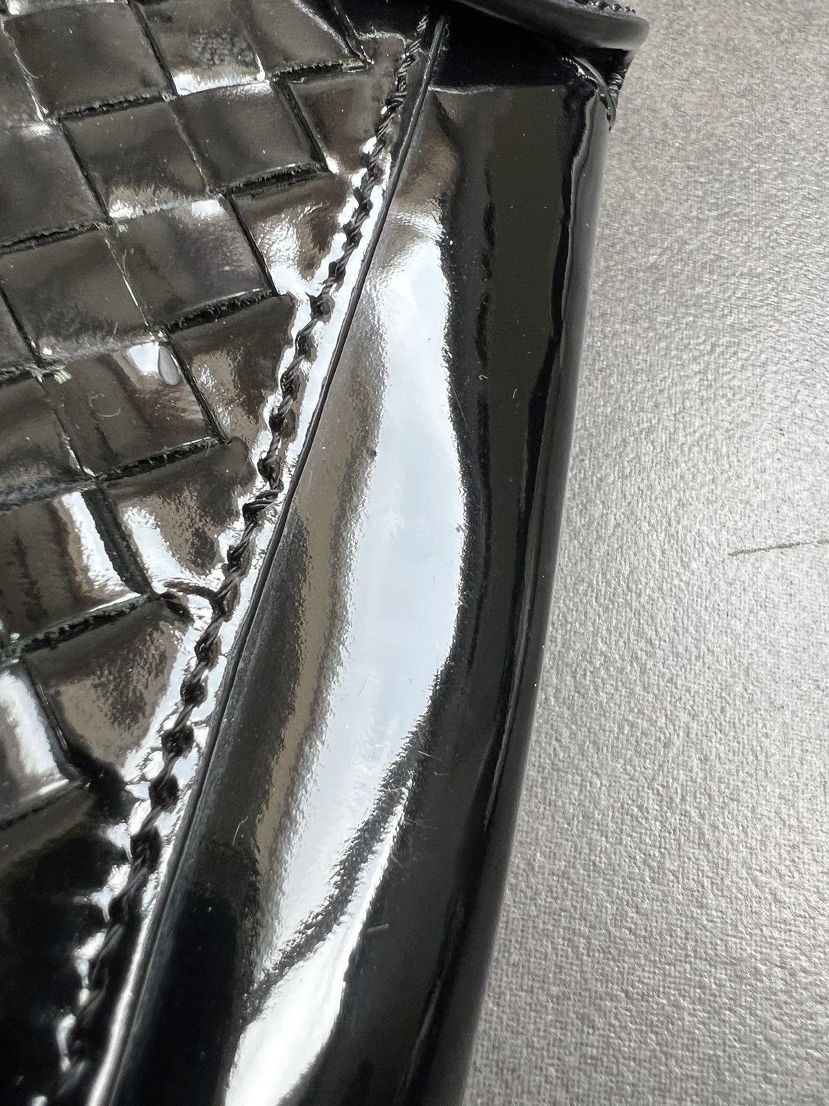 Bottega Veneta Bottega Veneta woven patient leather Clutch Size ONE SIZE - 4 Thumbnail