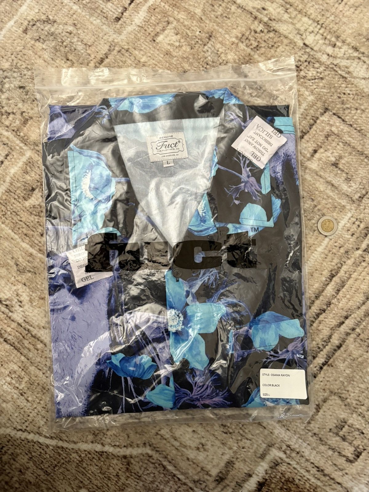FUCT Fuct Osama Bin Laden SSDD Aloha button-up shirt 10/10 size L Size US L / EU 52-54 / 3 - 1 Thumbnail