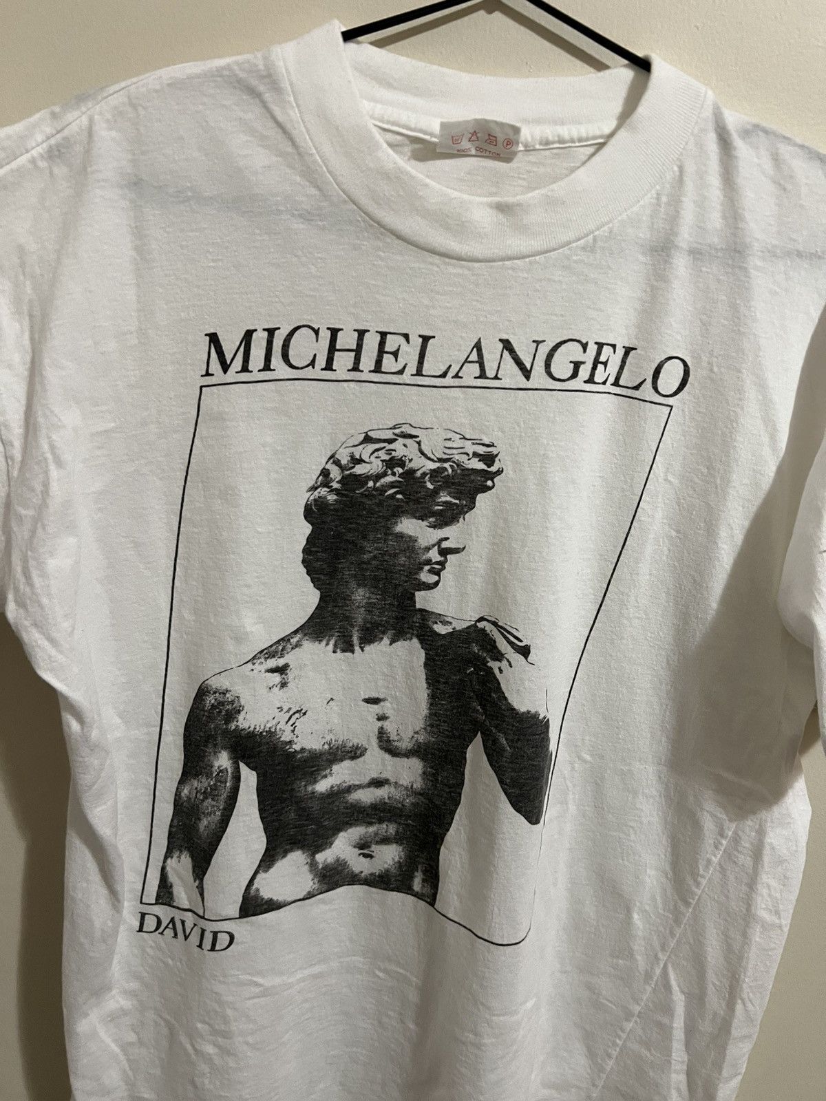 Vintage Michelangelo David T Shirt Size US L / EU 52-54 / 3 - 2 Thumbnail