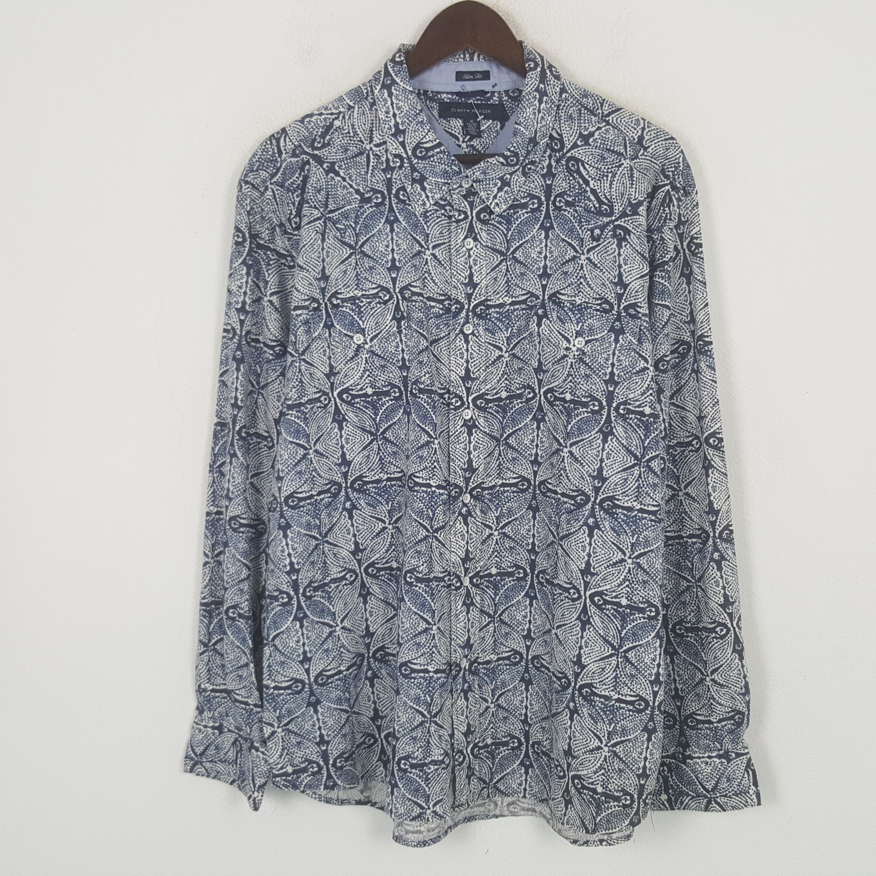 Tommy Hilfiger Vintage Tommy Hilfiger Button Up Shirt Size US XL / EU 56 / 4 - 1 Thumbnail