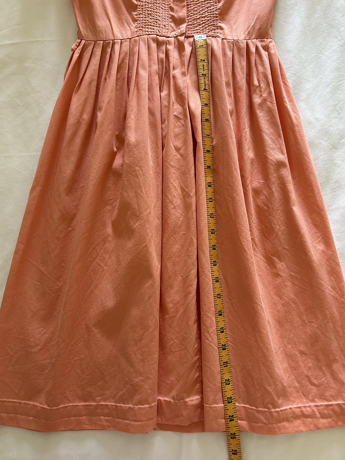 Vintage NPC Fashions Peach Dress Size M / US 6-8 / IT 42-44 - 13 Thumbnail